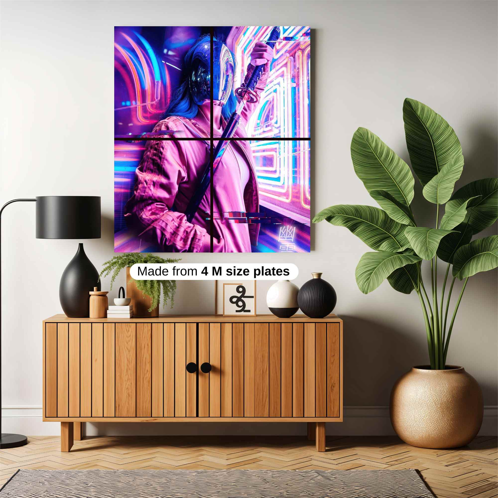 Cyber Ninja Safe Wall Magnetic / M