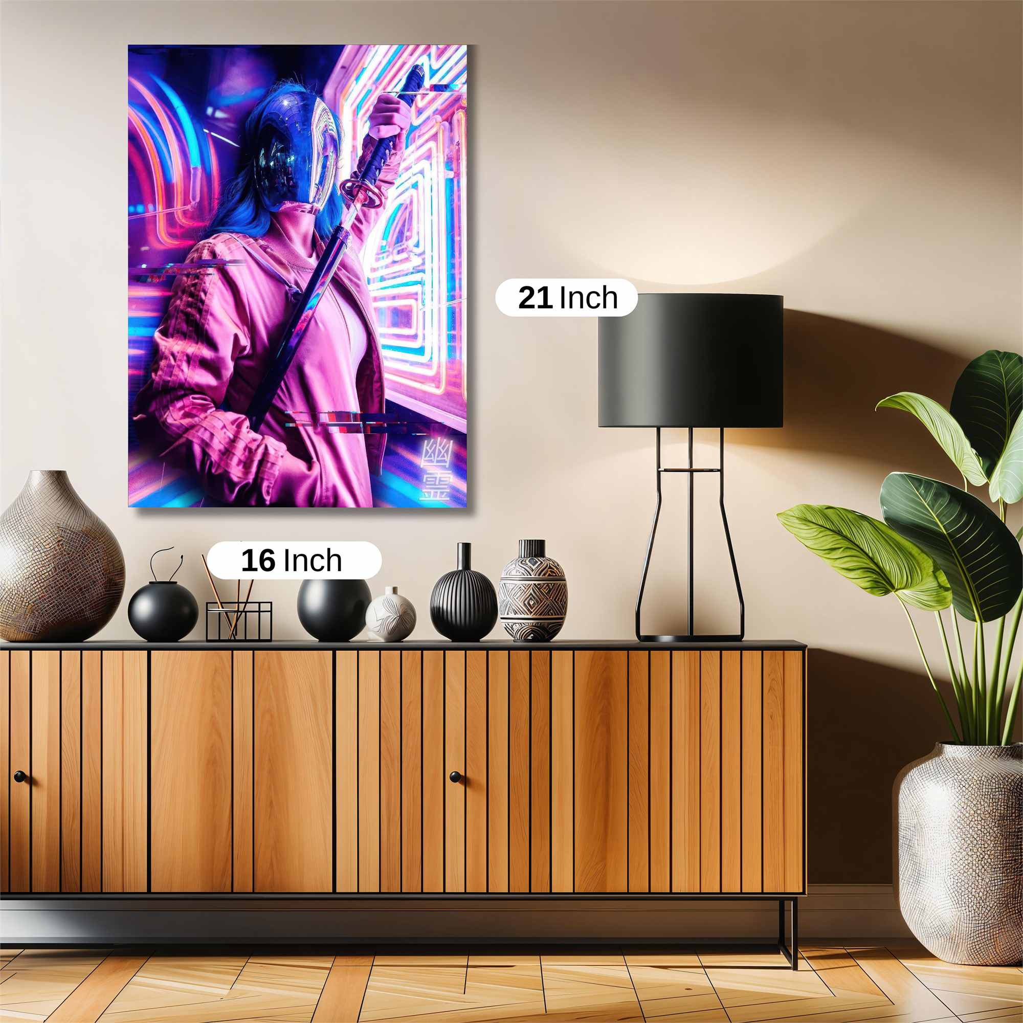 Cyber Ninja Safe Wall Magnetic / M