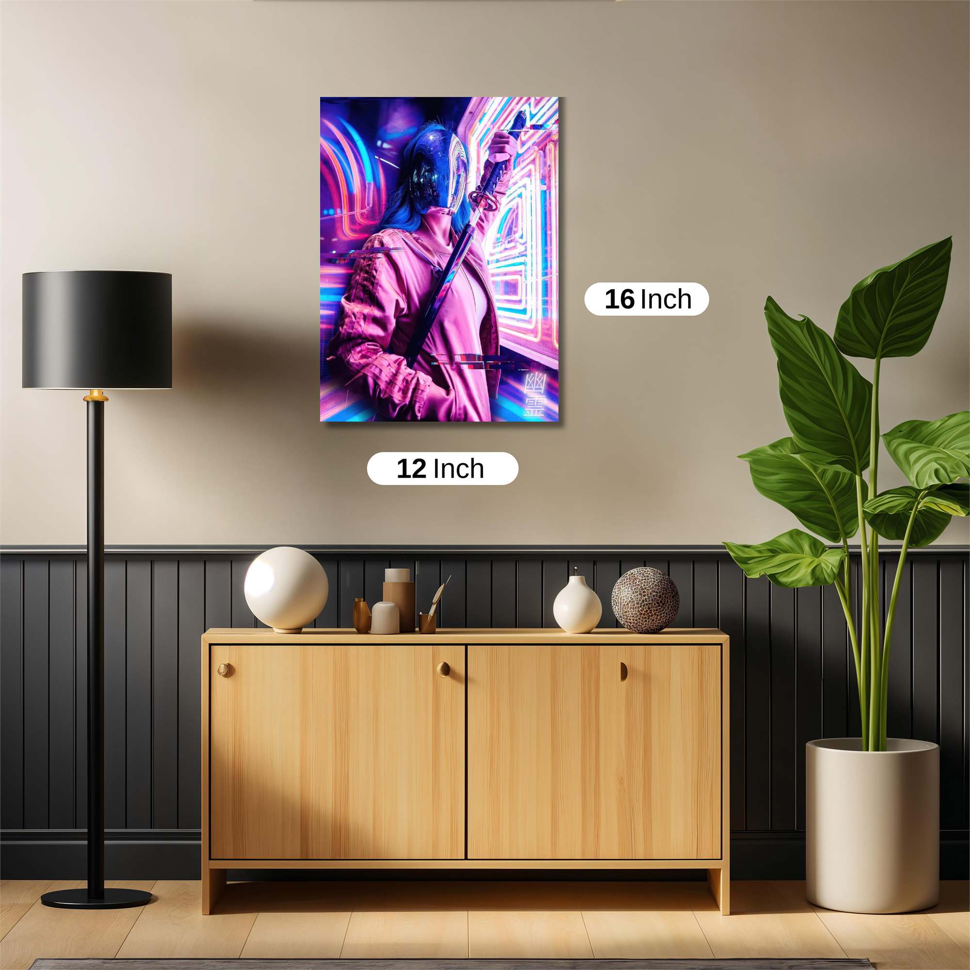 Cyber Ninja Safe Wall Magnetic / M