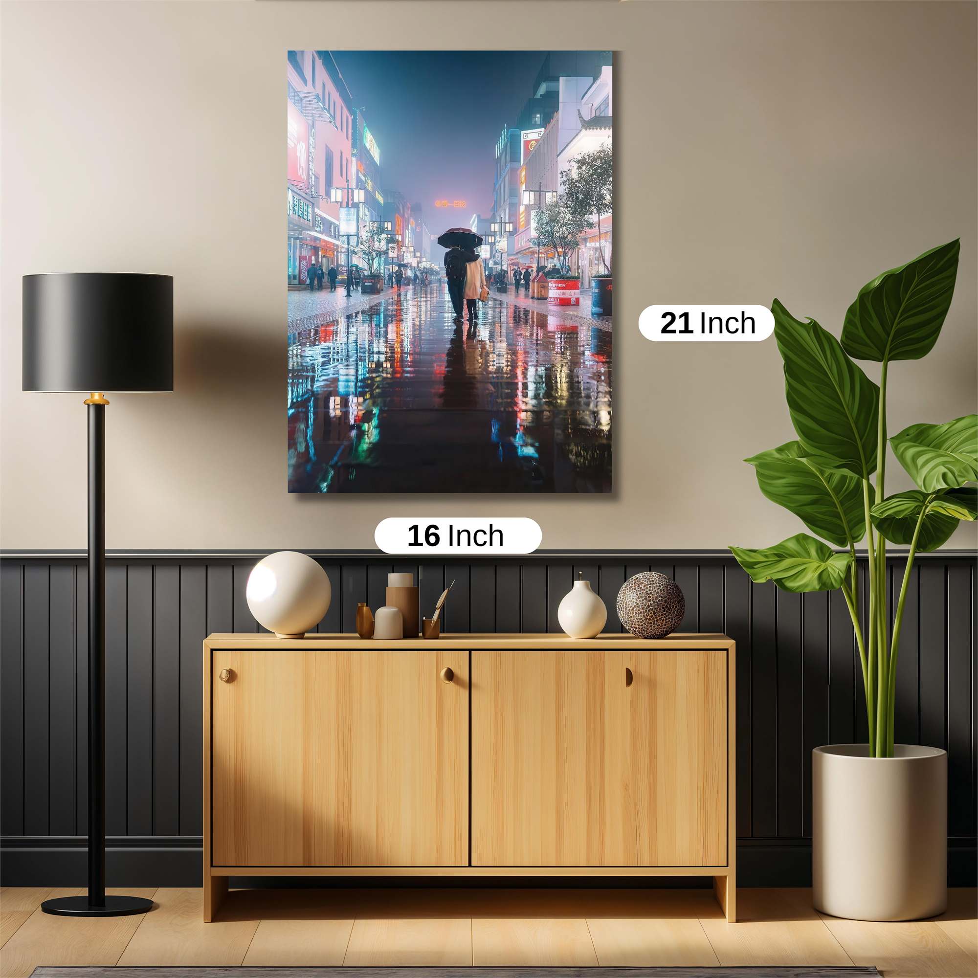 Neon Solitude Safe Wall Magnetic / M