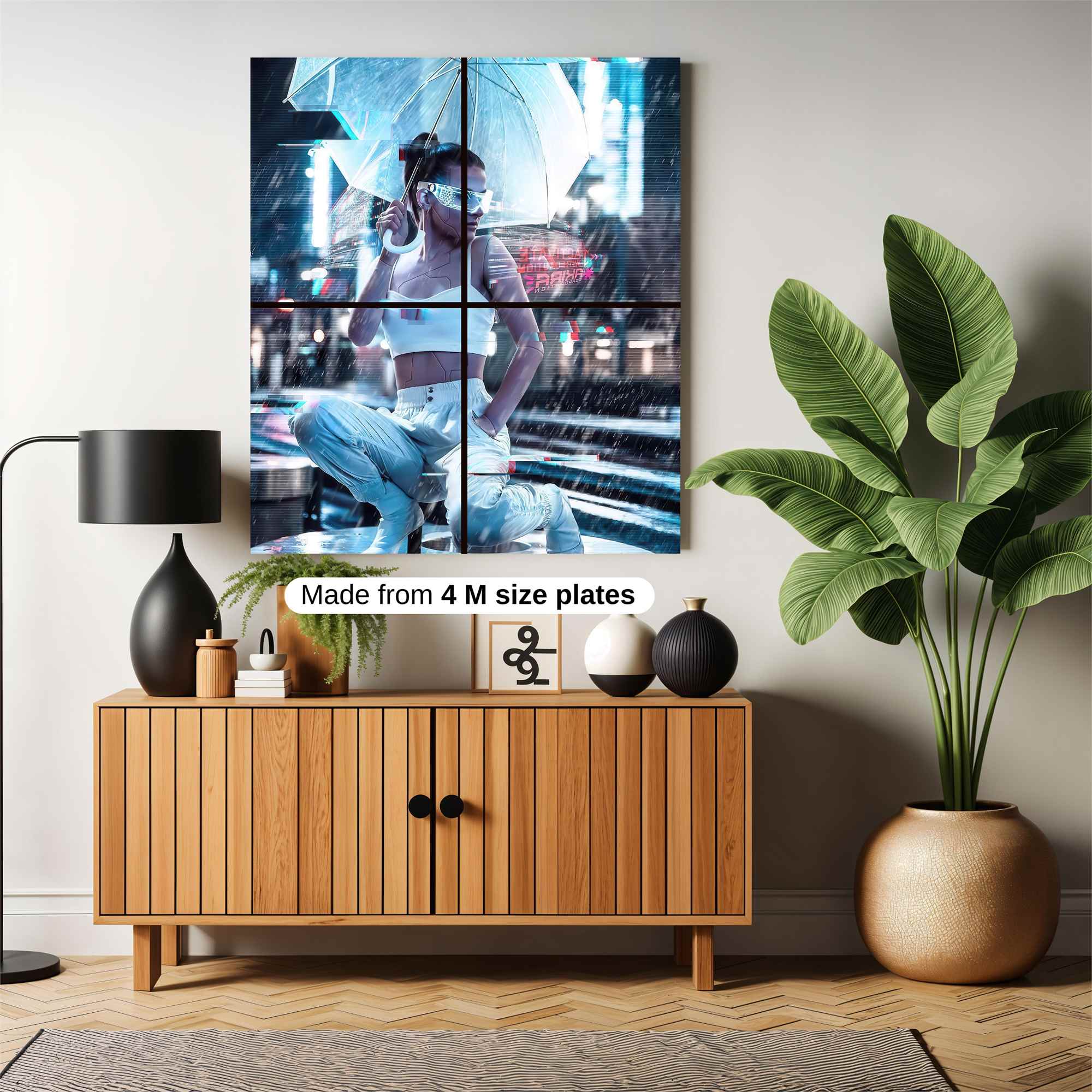 Neon Solitude Safe Wall Magnetic / M