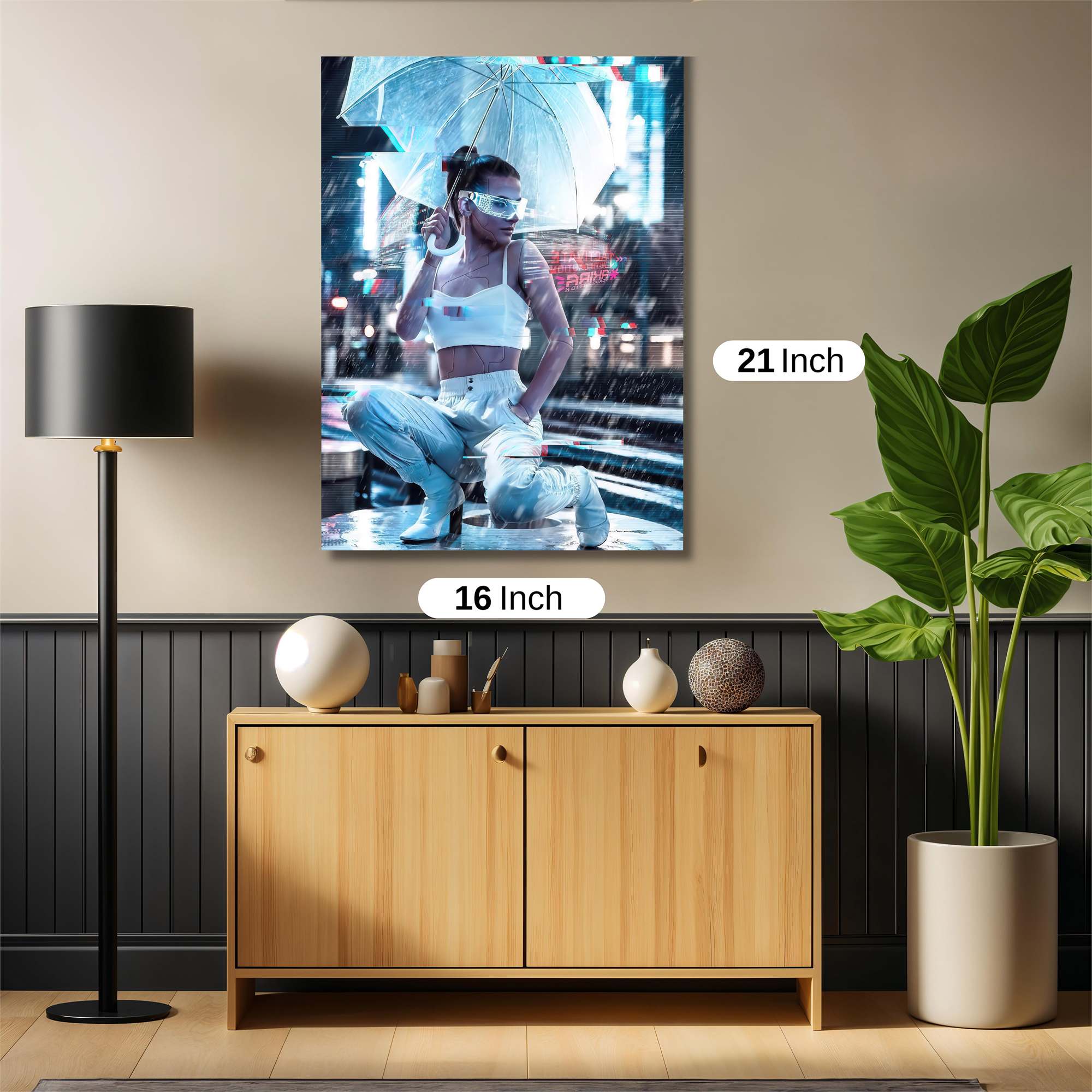 Neon Solitude Safe Wall Magnetic / M