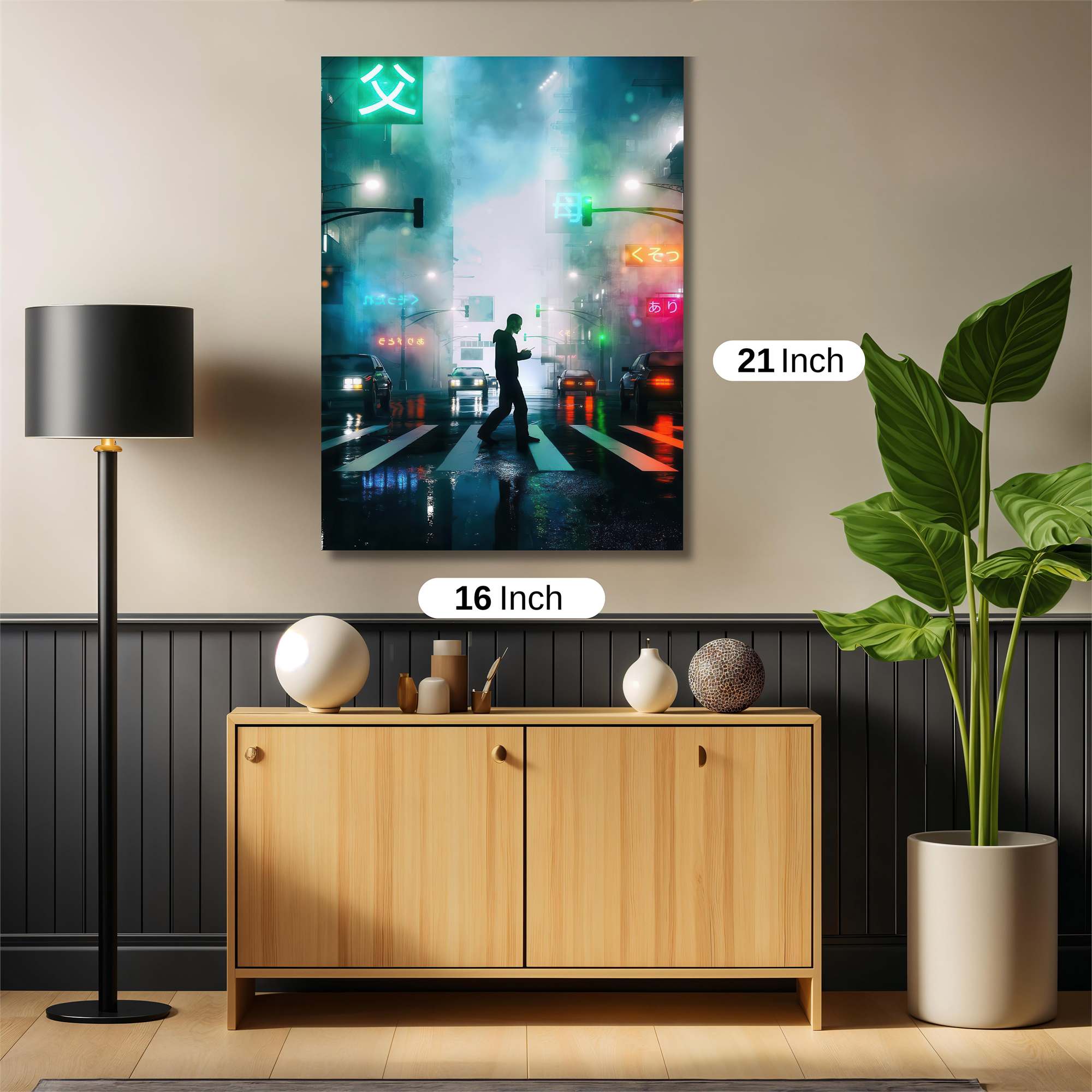 Cyberpunk Solitude Safe Wall Magnetic / M