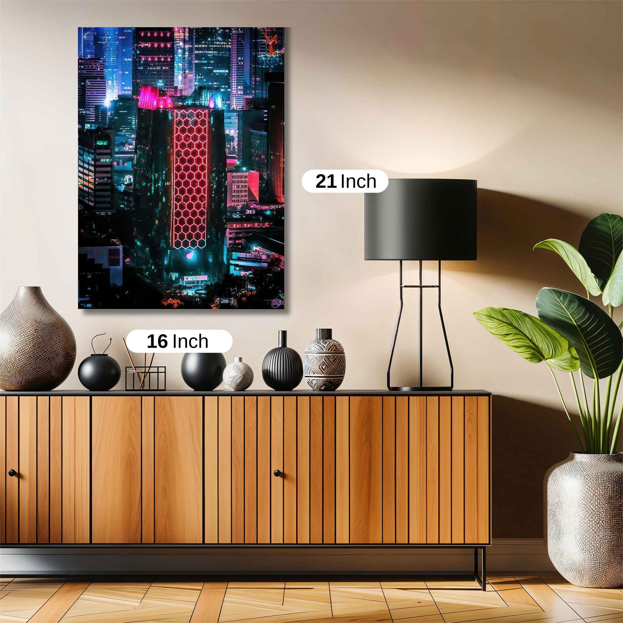 Cyberpunk Glow Safe Wall Magnetic / M