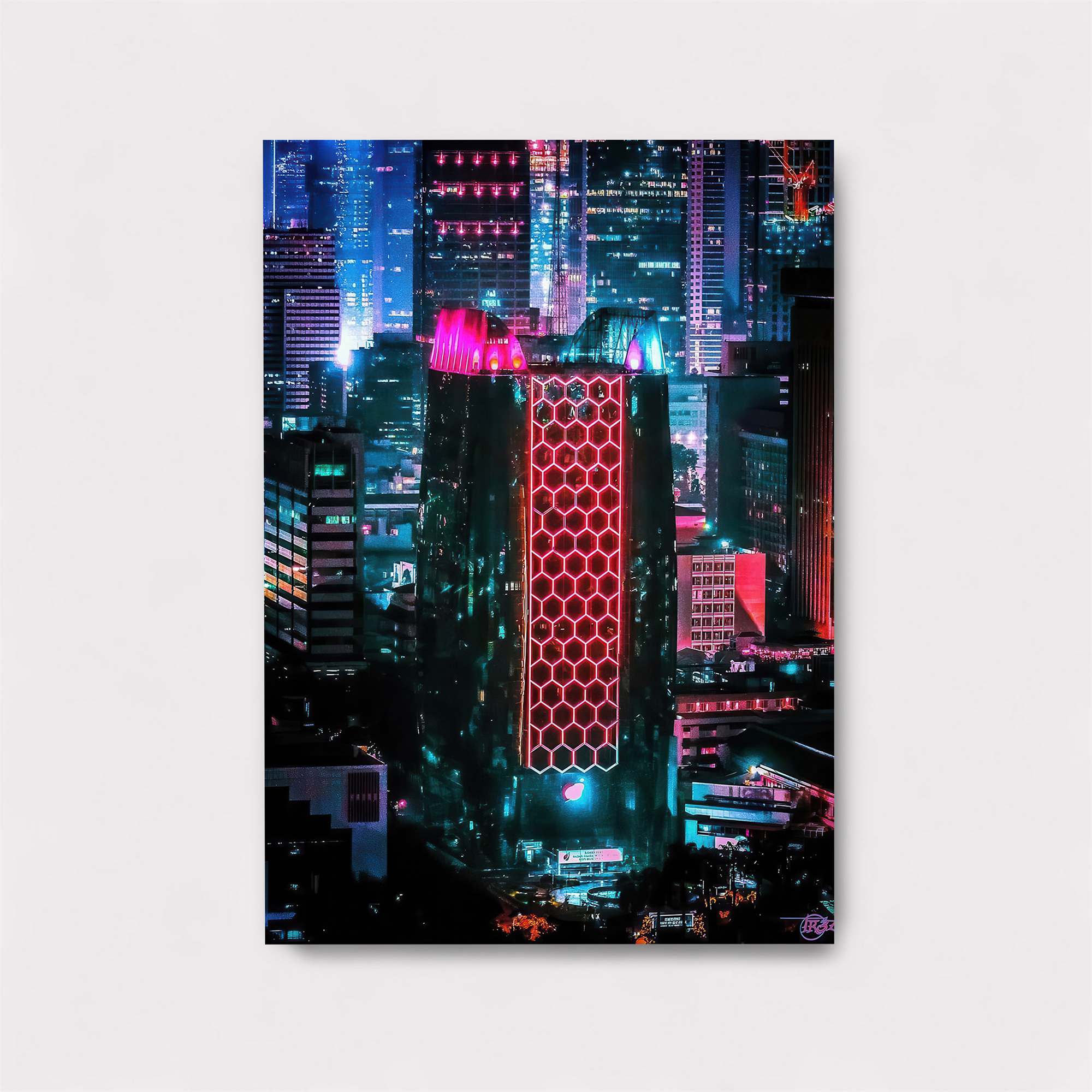 Cyberpunk Glow Safe Wall Magnetic / M