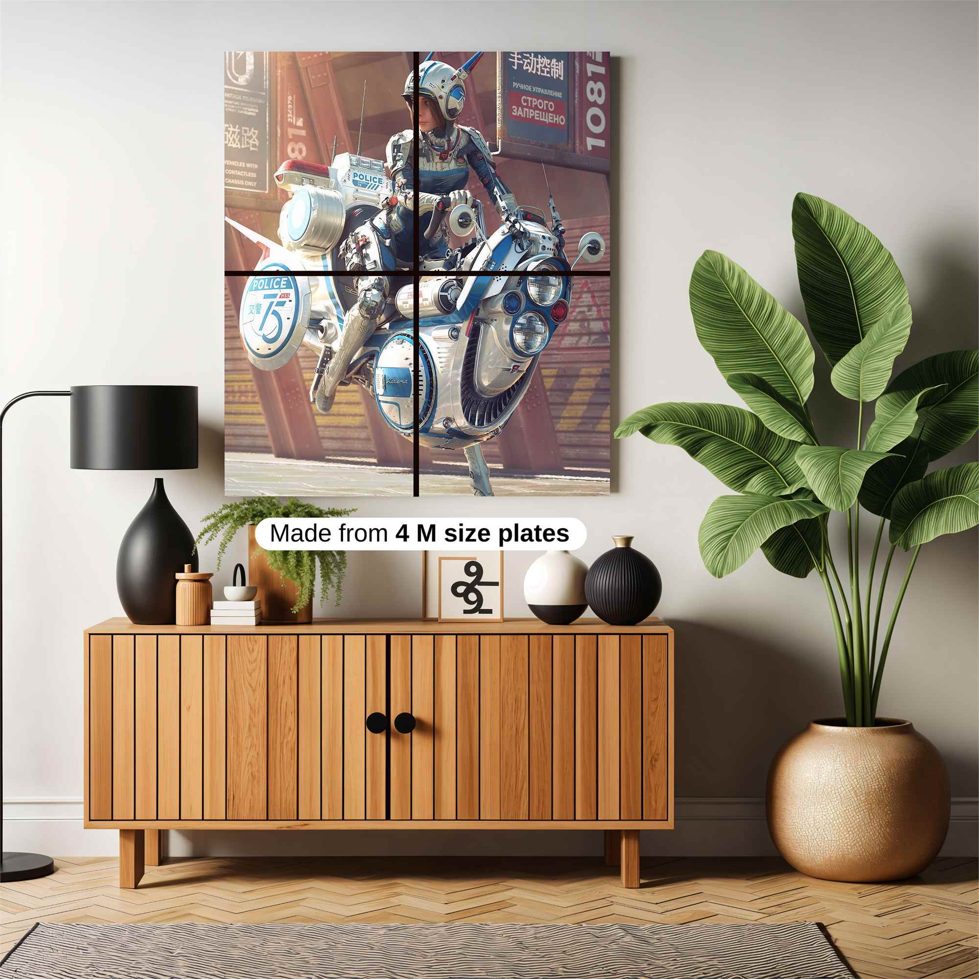 Cyber Racer Safe Wall Magnetic / M