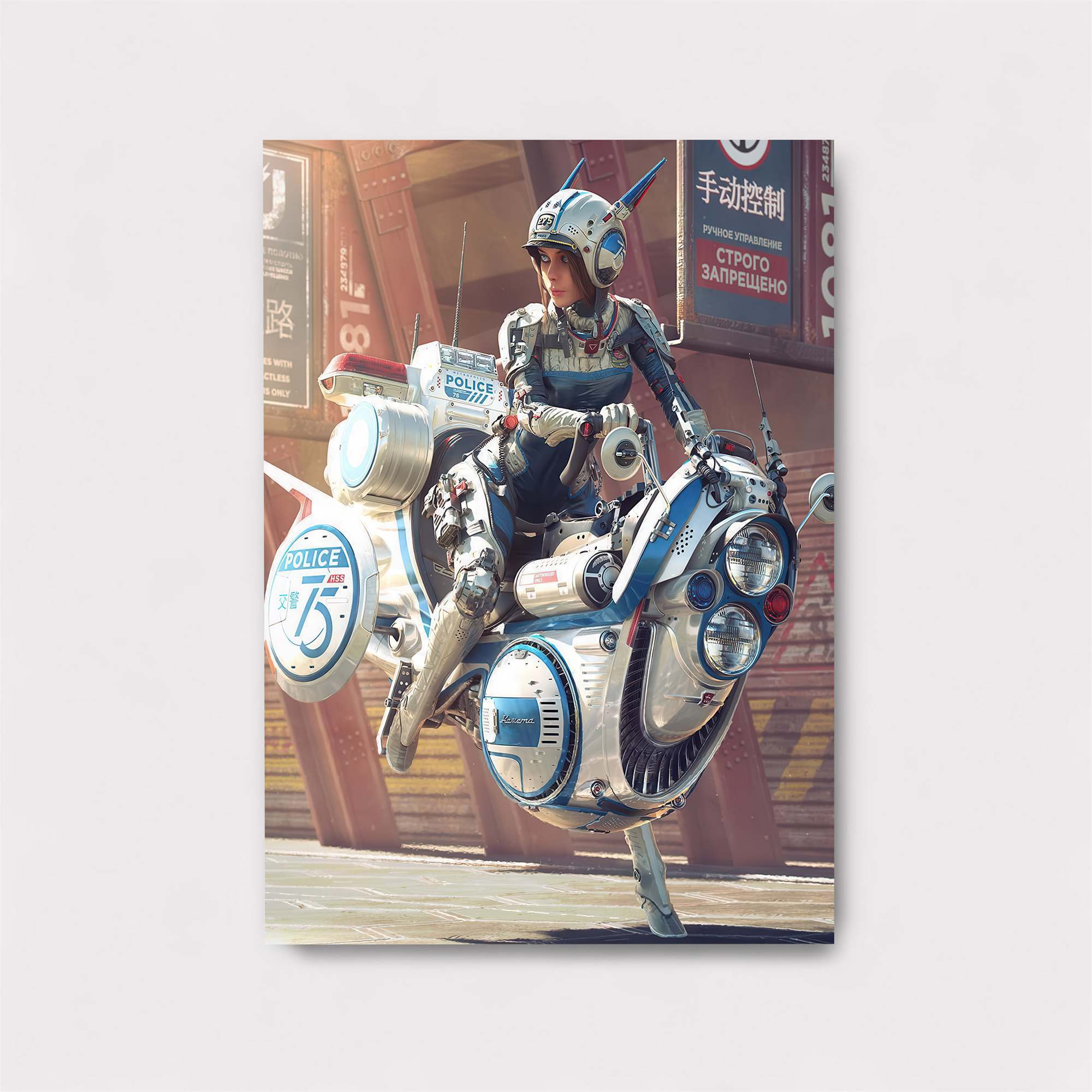 Cyber Racer Safe Wall Magnetic / M