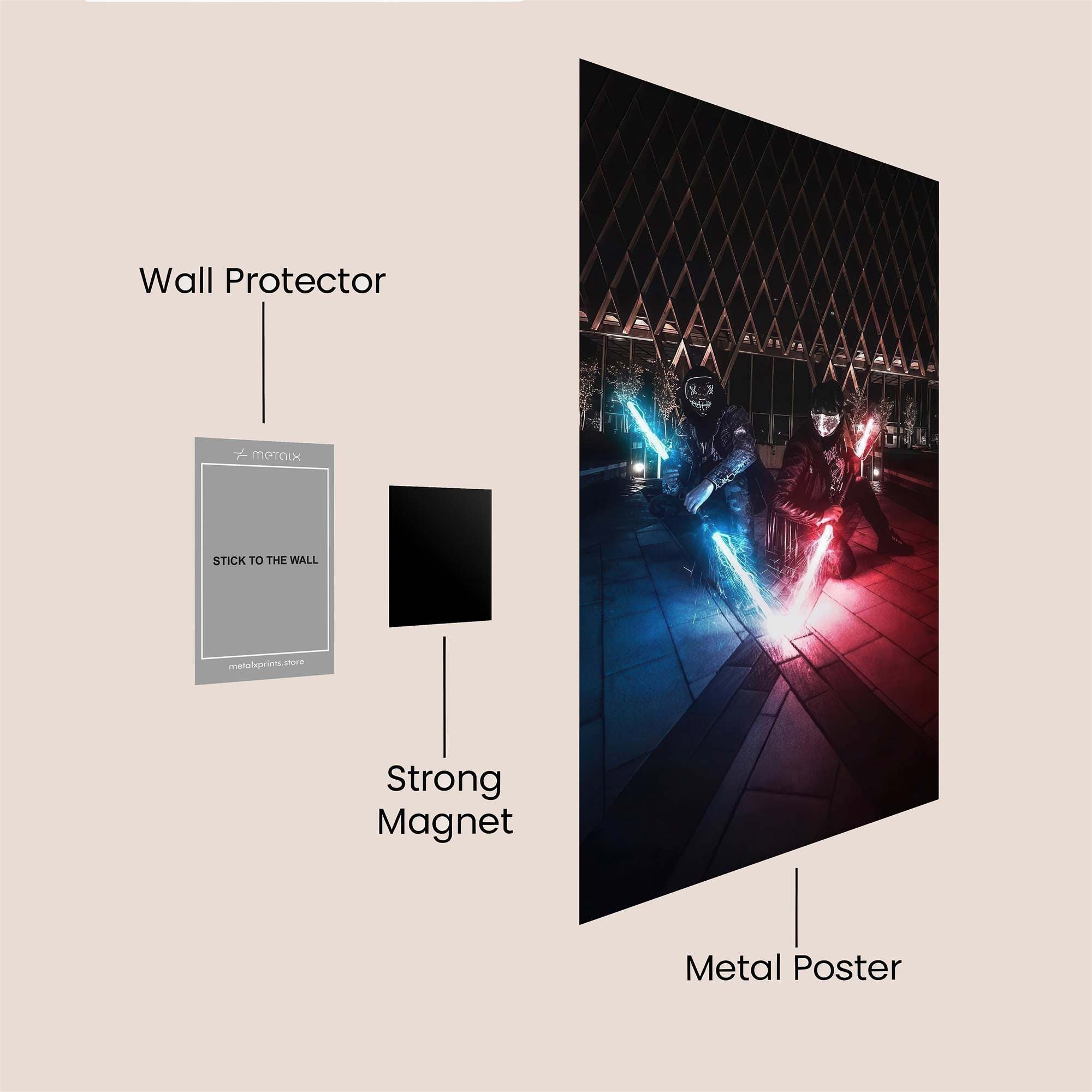 Jedi Dusk Safe Wall Magnetic / M