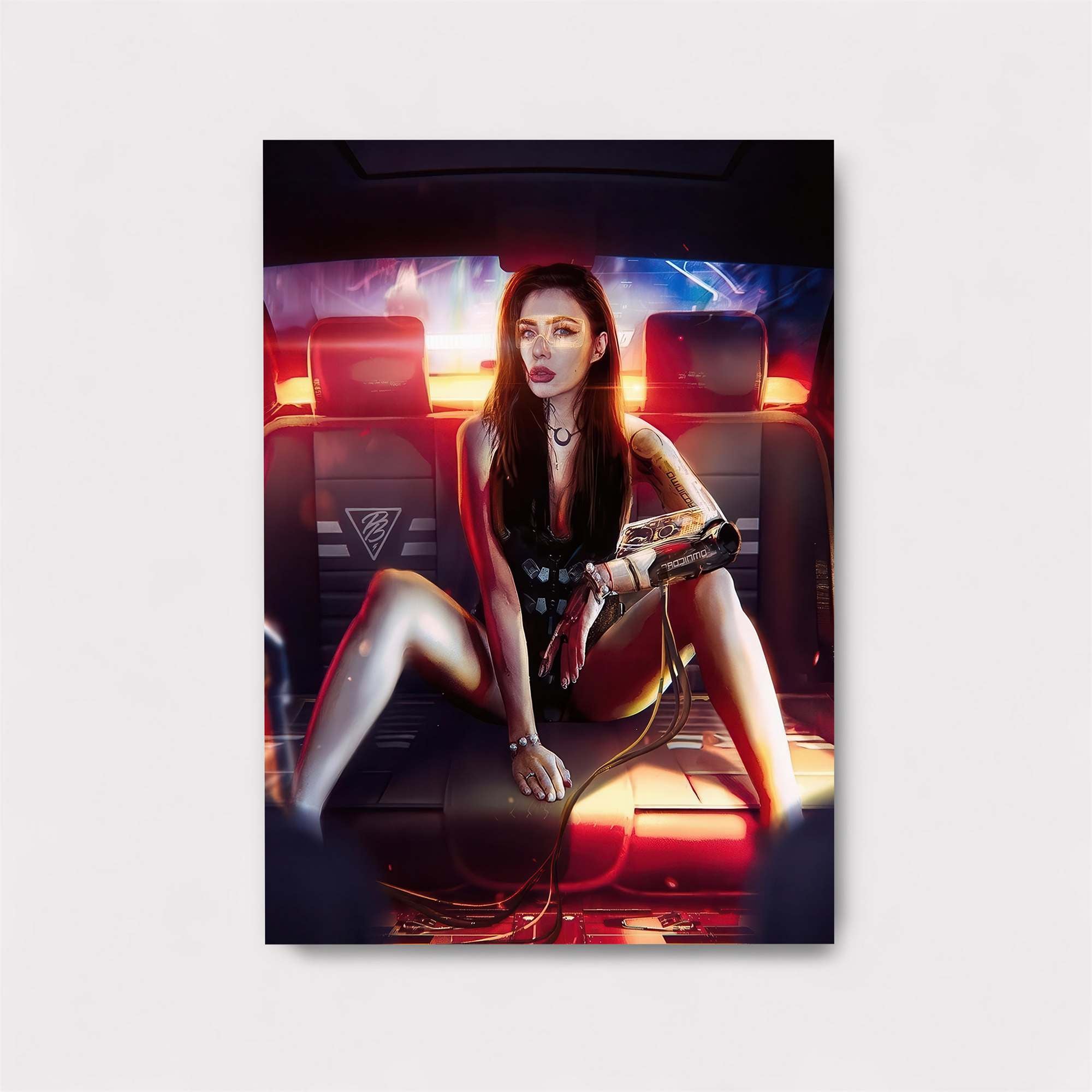 Cyber Seductress Safe Wall Magnetic / M