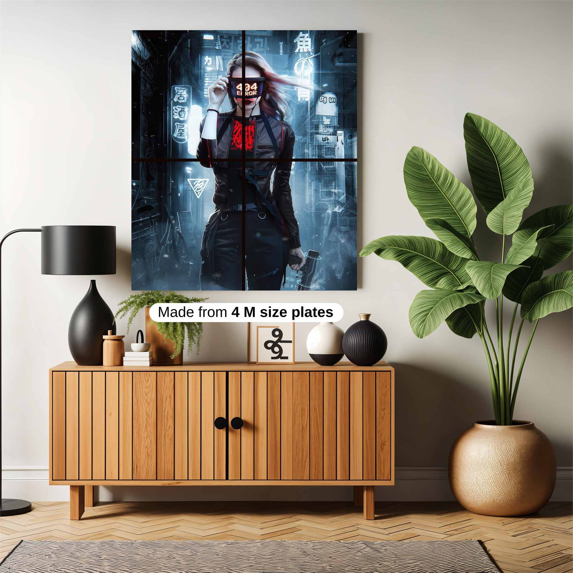 Cyberpunk Enigma Safe Wall Magnetic / M