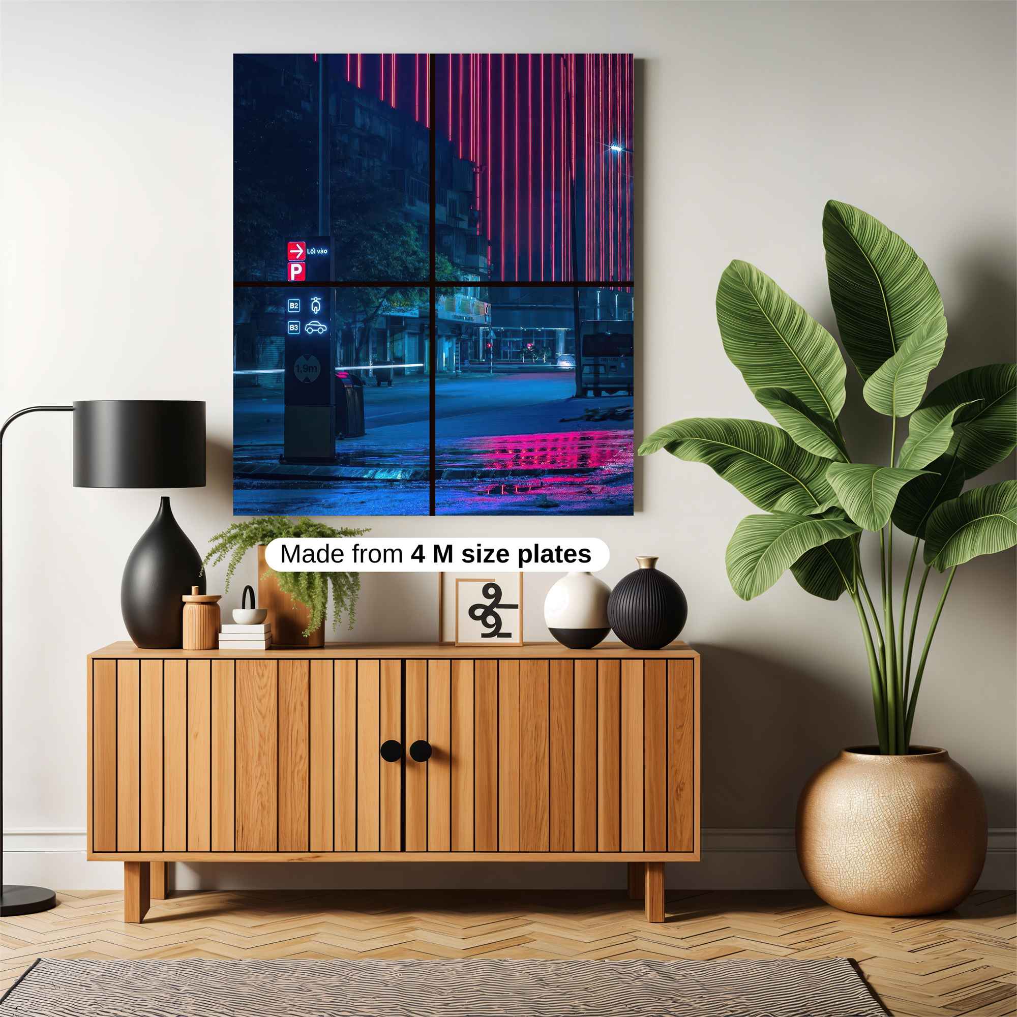 Neon Echoes Safe Wall Magnetic / M