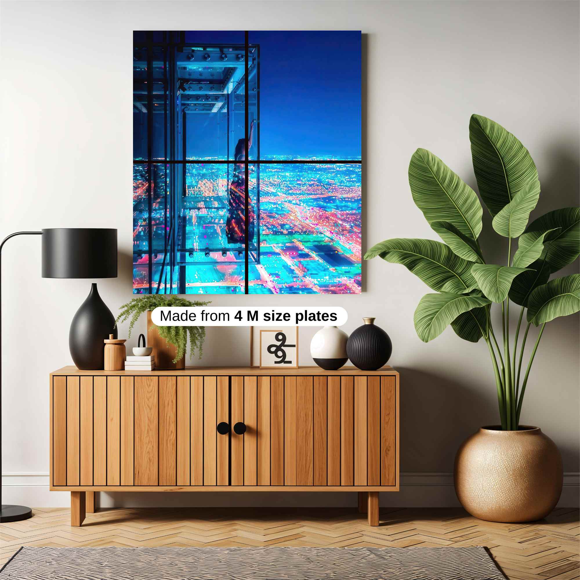 Cityscape Dream Safe Wall Magnetic / M