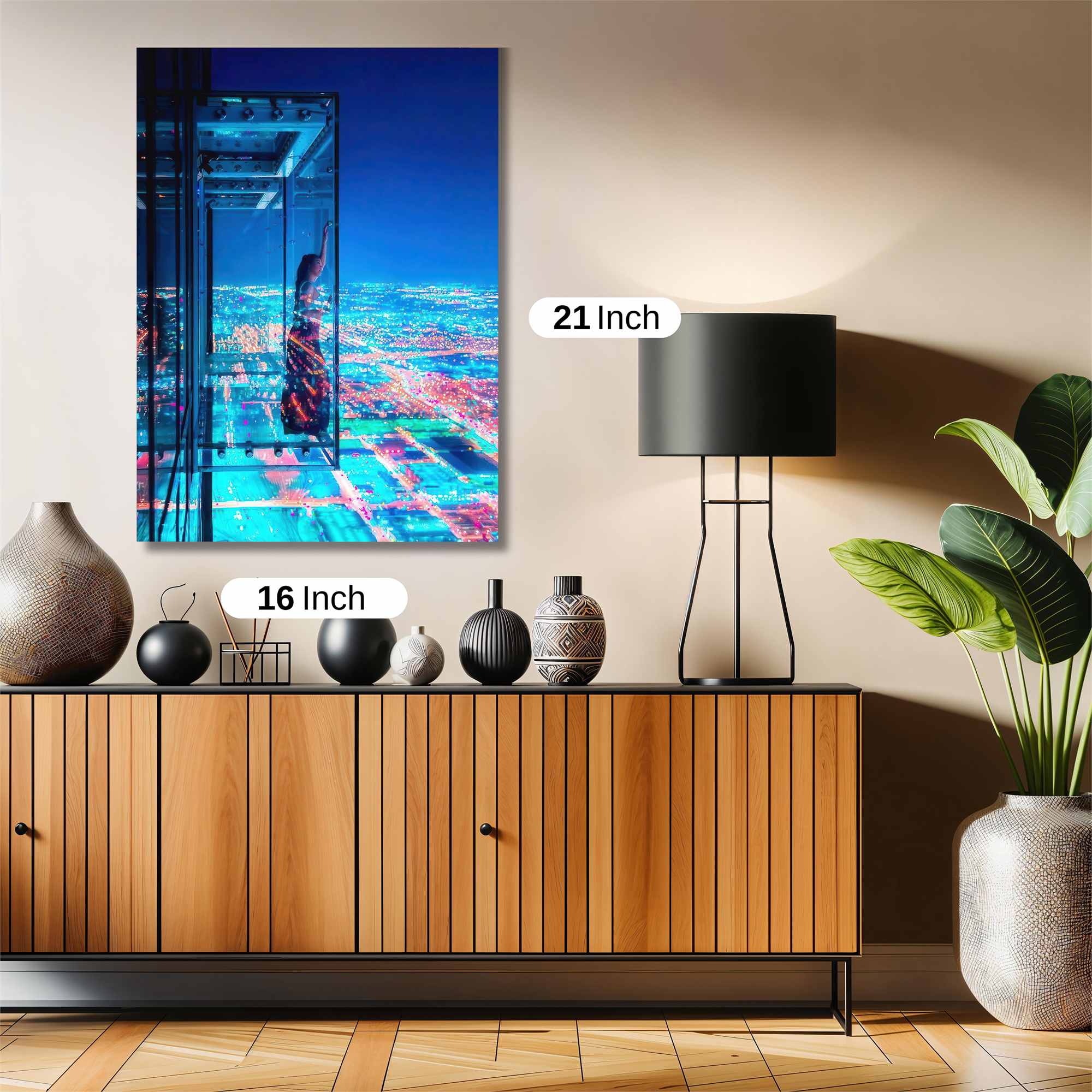 Cityscape Dream Safe Wall Magnetic / M