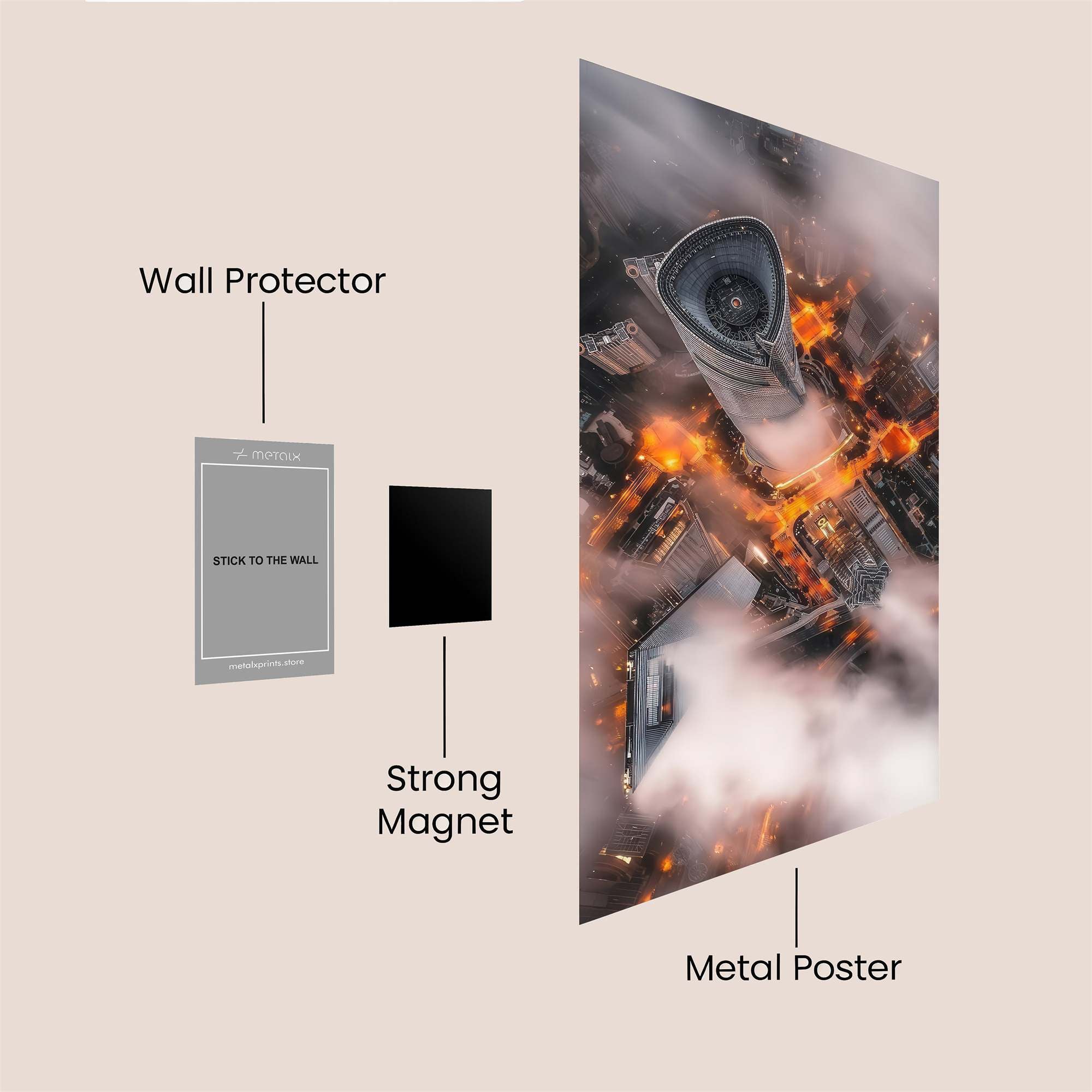 Gherkin Dreamy Safe Wall Magnetic / M