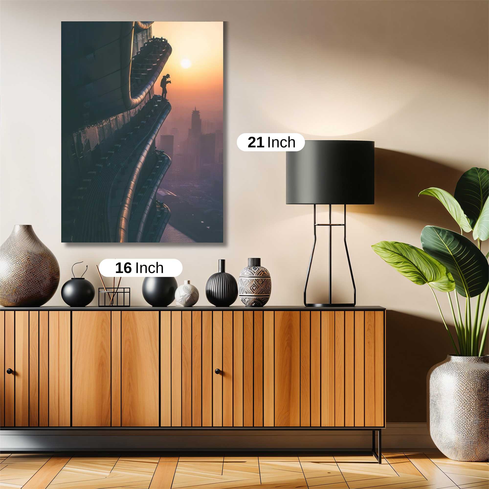 Skyline Serenity Safe Wall Magnetic / M