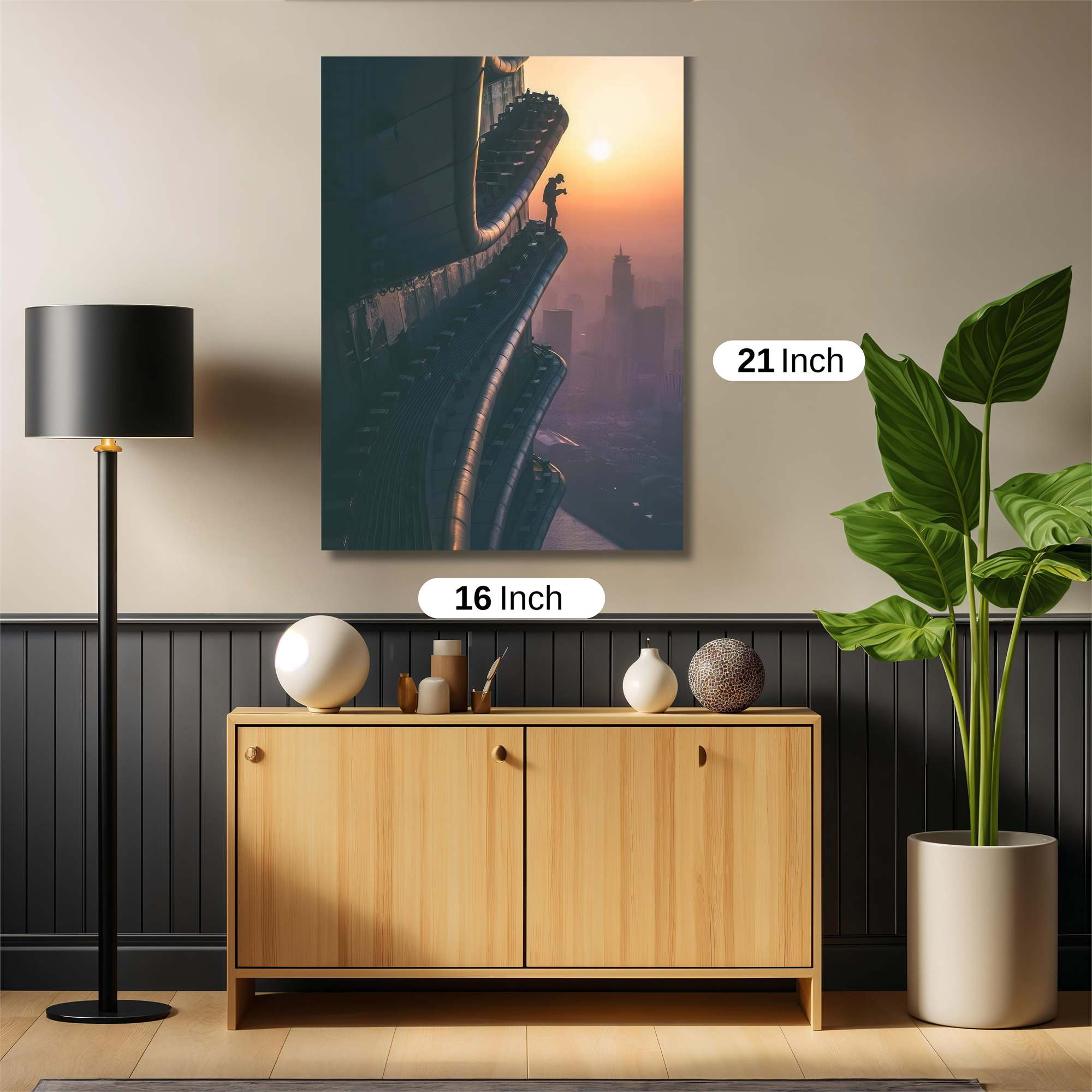 Skyline Serenity Safe Wall Magnetic / M