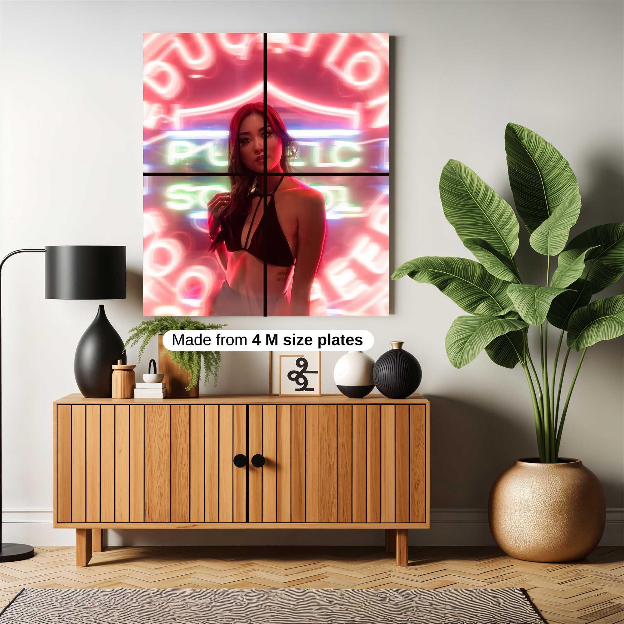 Neon Allure Safe Wall Magnetic / M