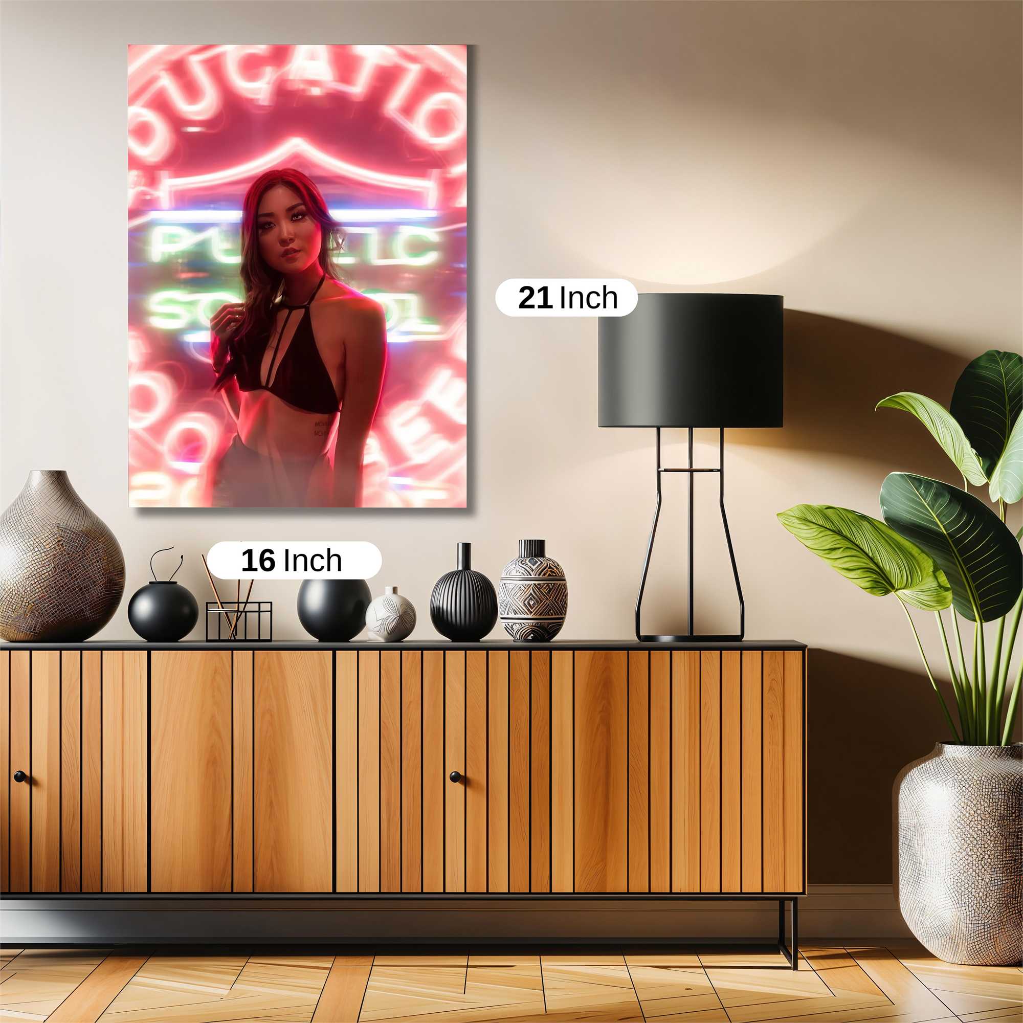 Neon Allure Safe Wall Magnetic / M