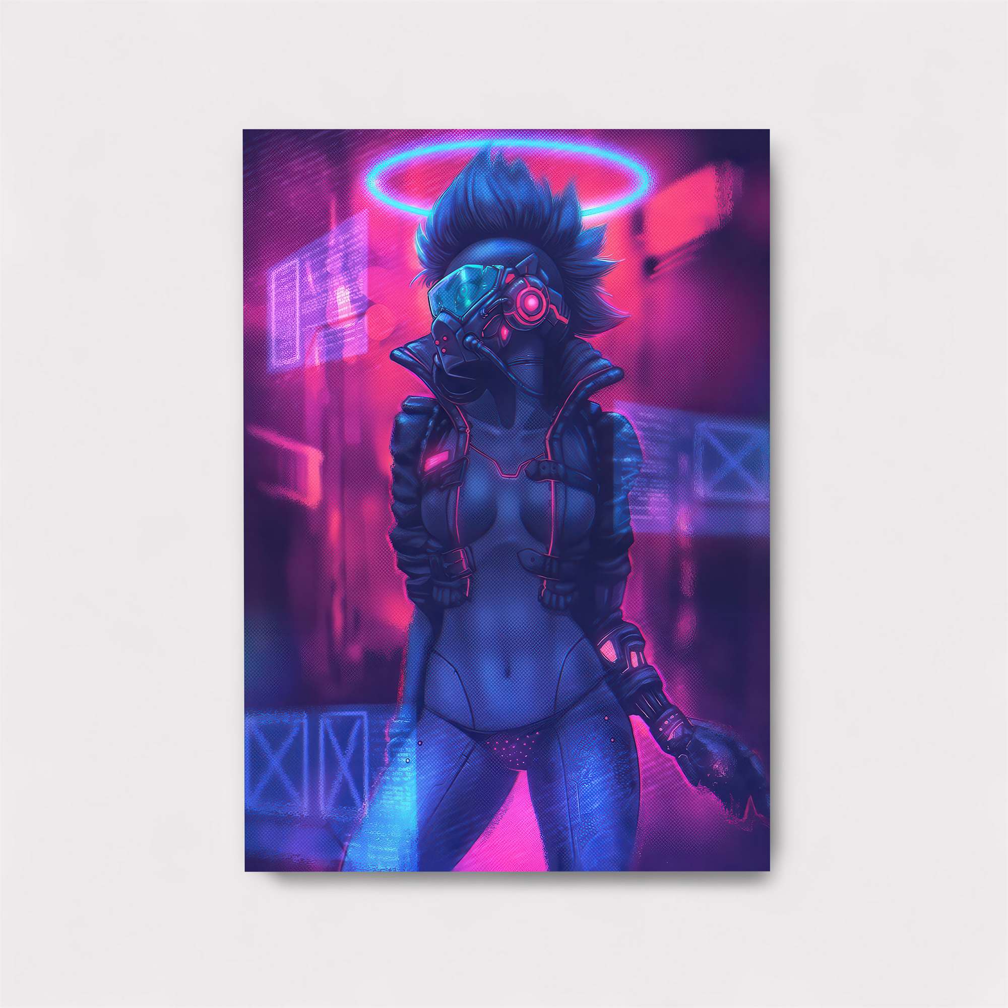 Cyberpunk Halo Safe Wall Magnetic / M