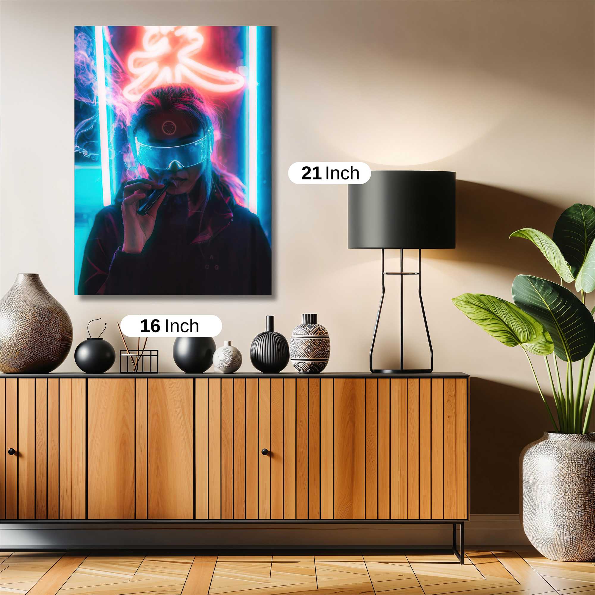 Cyberpunk Aura Safe Wall Magnetic / M