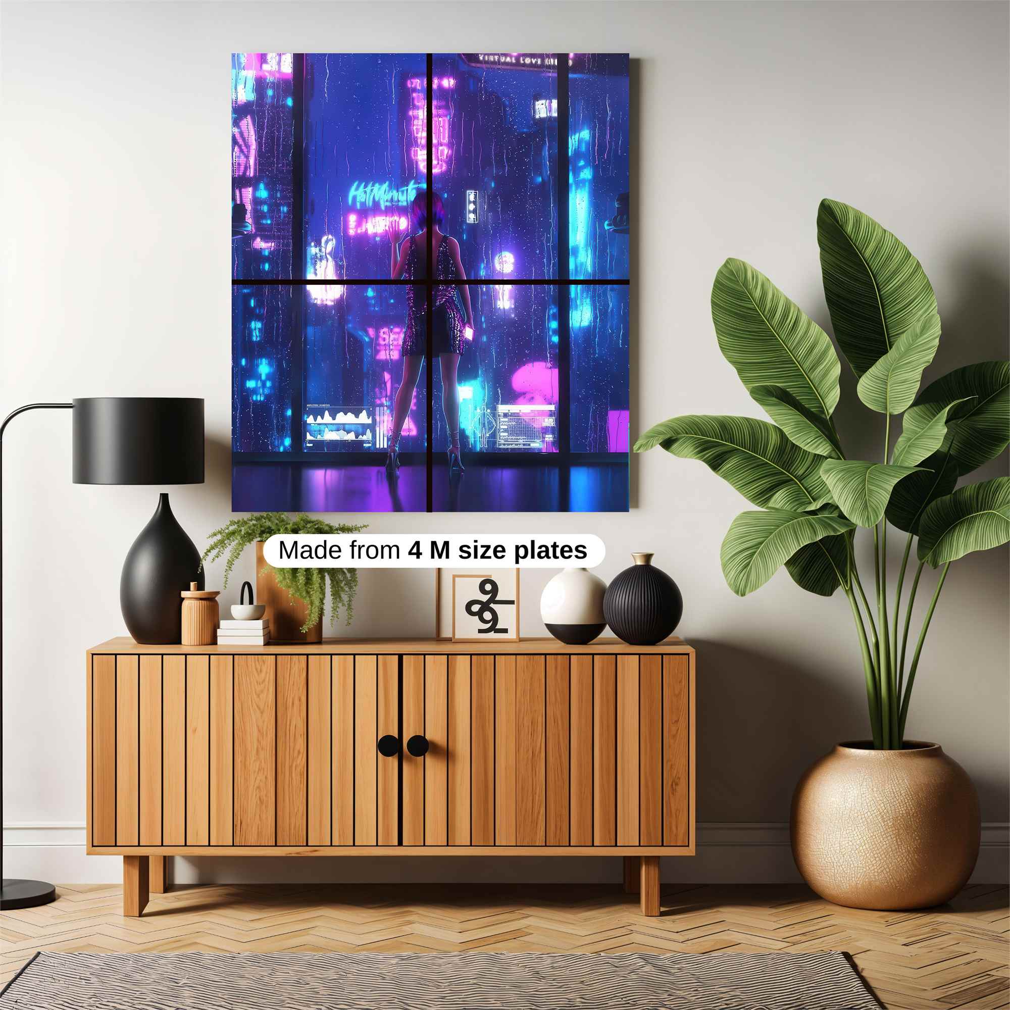 Cyberpunk Solitude Safe Wall Magnetic / M