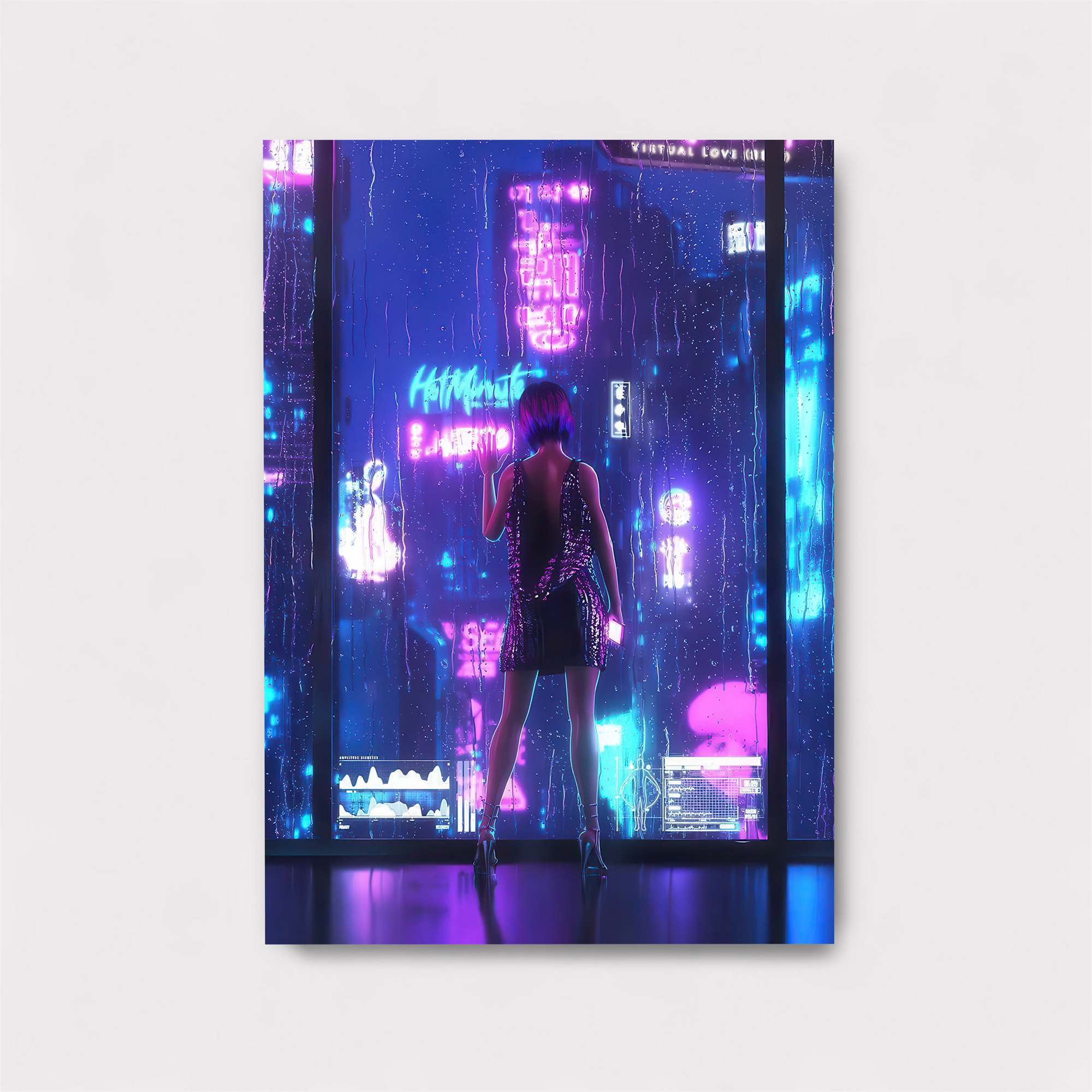 Cyberpunk Solitude Safe Wall Magnetic / M