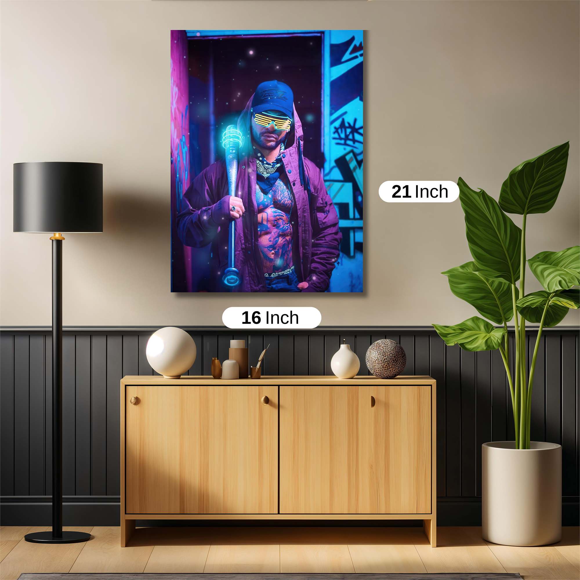 Neon Rebel Safe Wall Magnetic / M