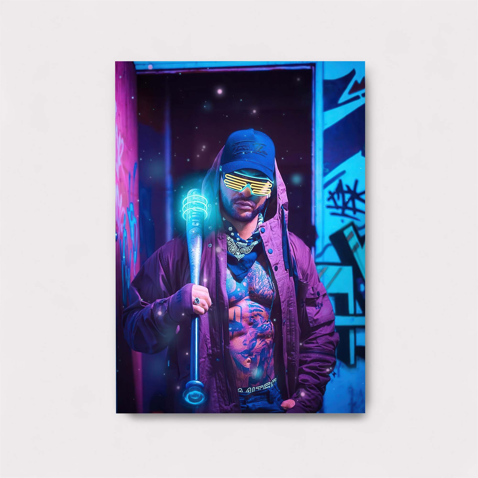 Neon Rebel Safe Wall Magnetic / M