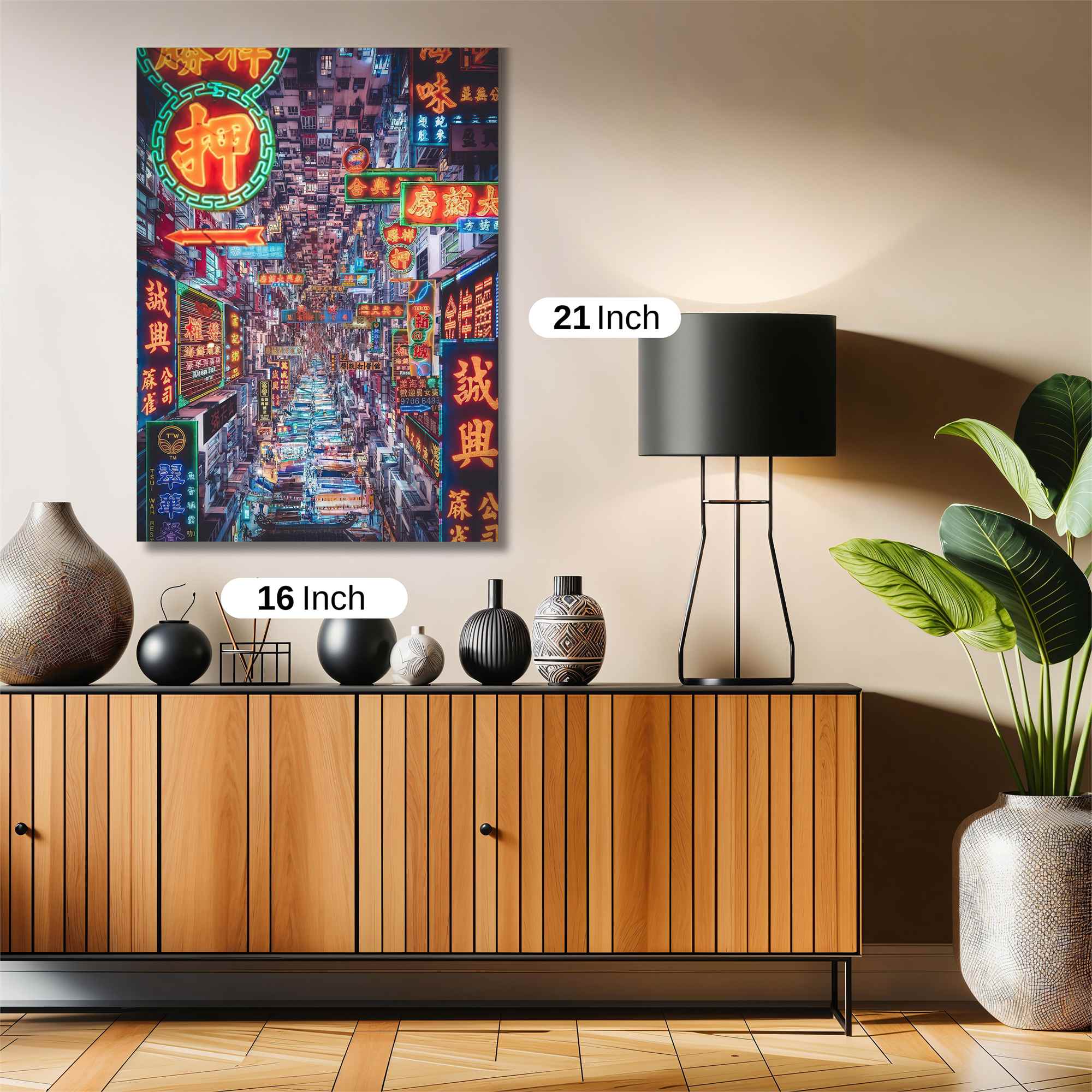 Neon Dreamscape Safe Wall Magnetic / M