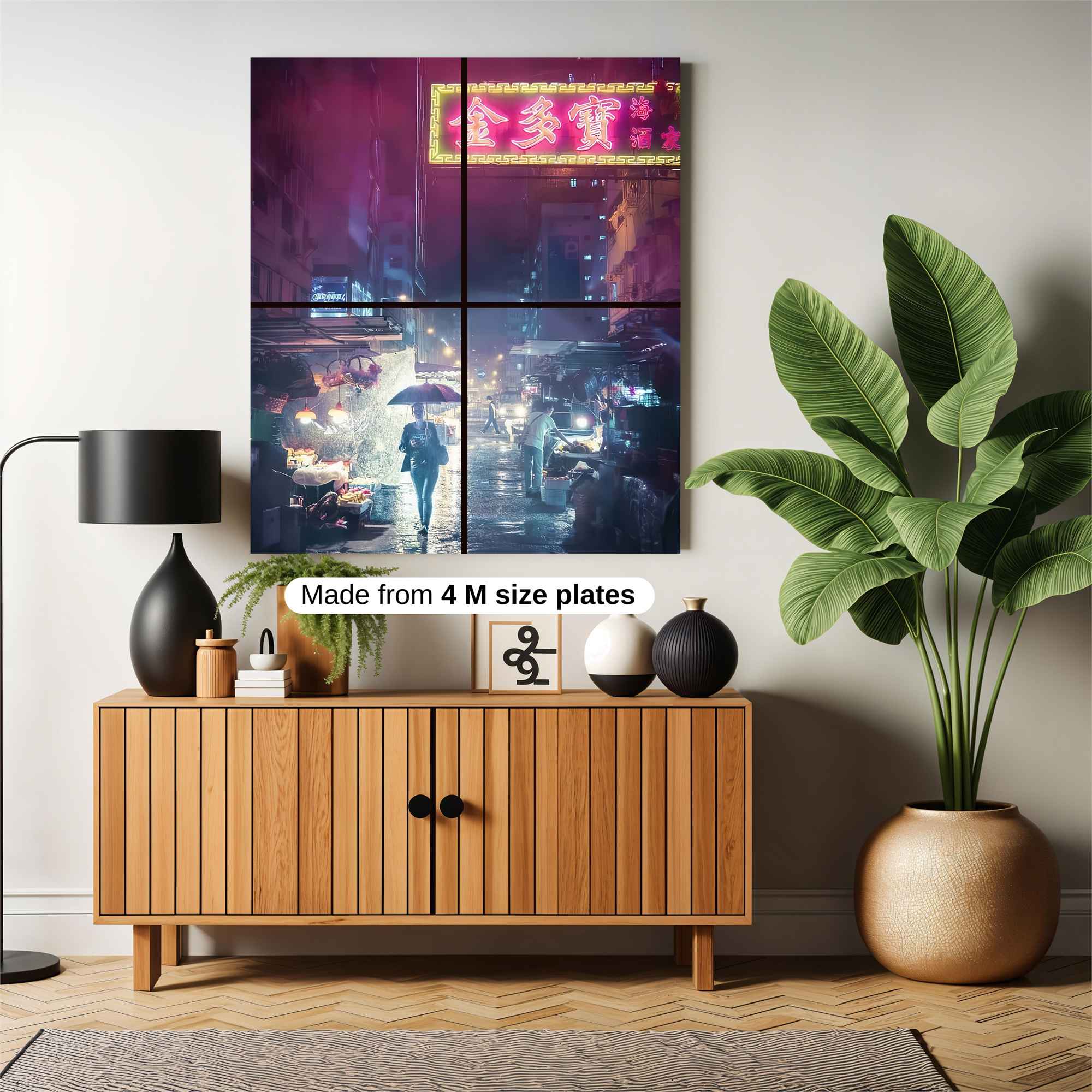 Neon Serenity Safe Wall Magnetic / M