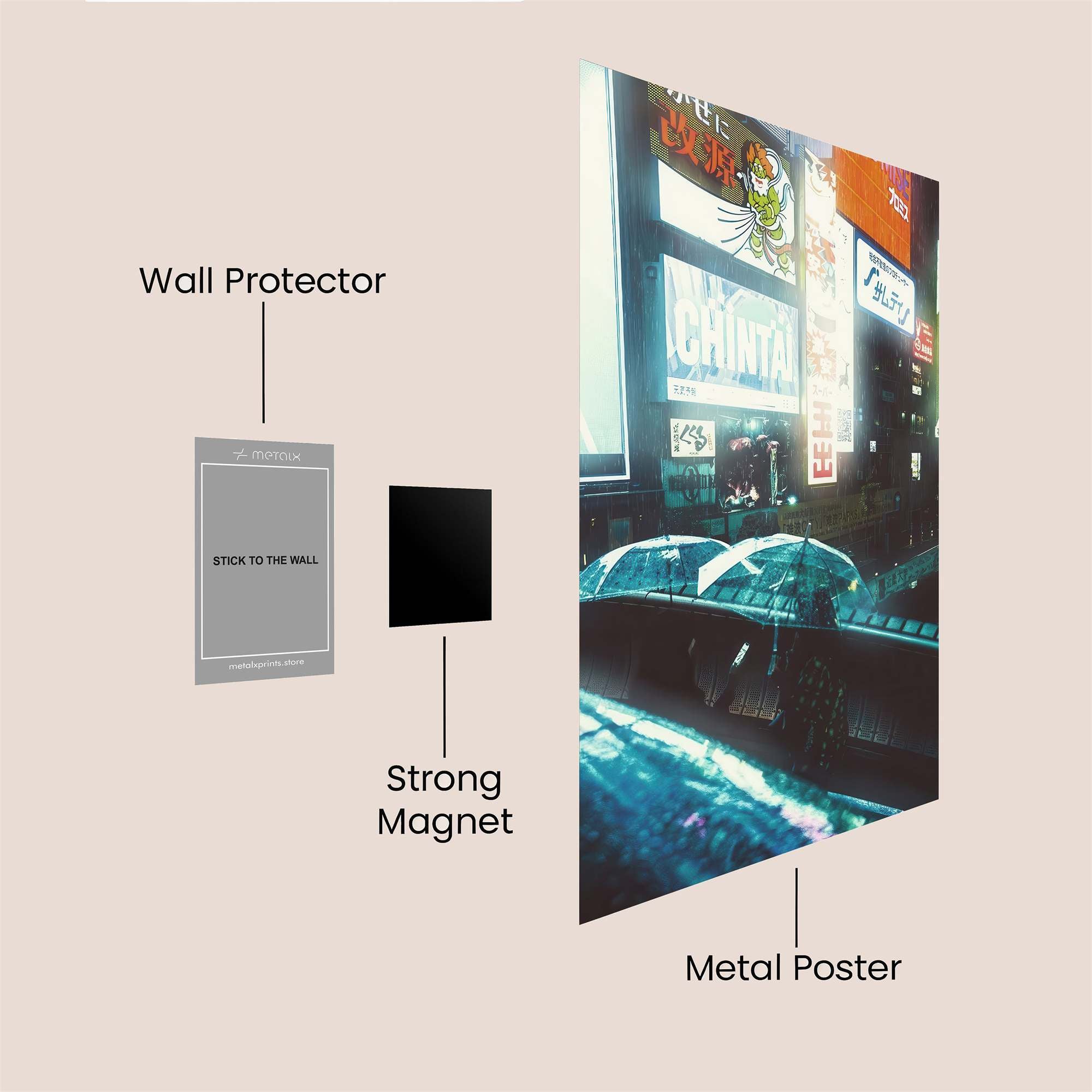 Tokyo Dreamscape Safe Wall Magnetic / M