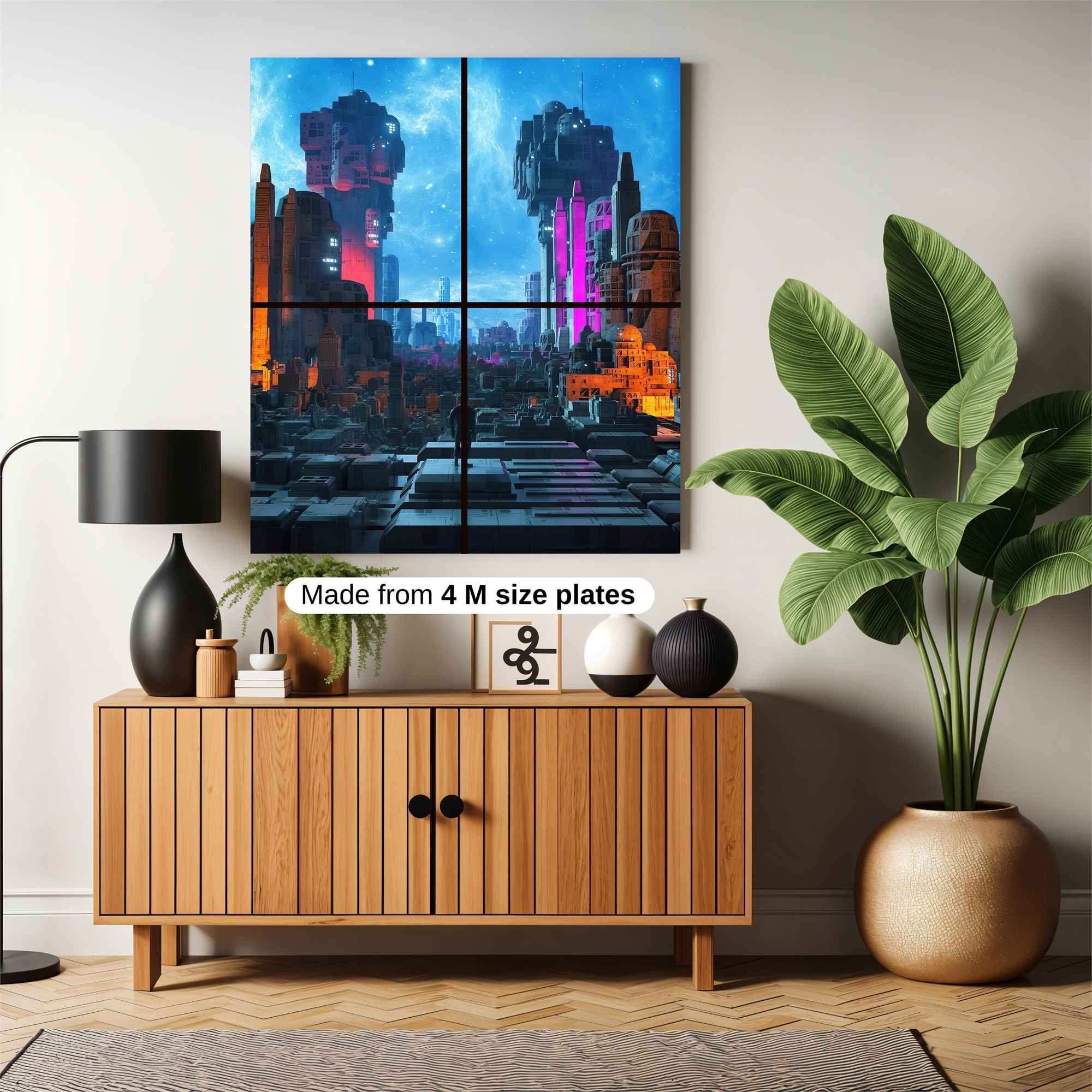 Cyberpunk Solitude Safe Wall Magnetic / M