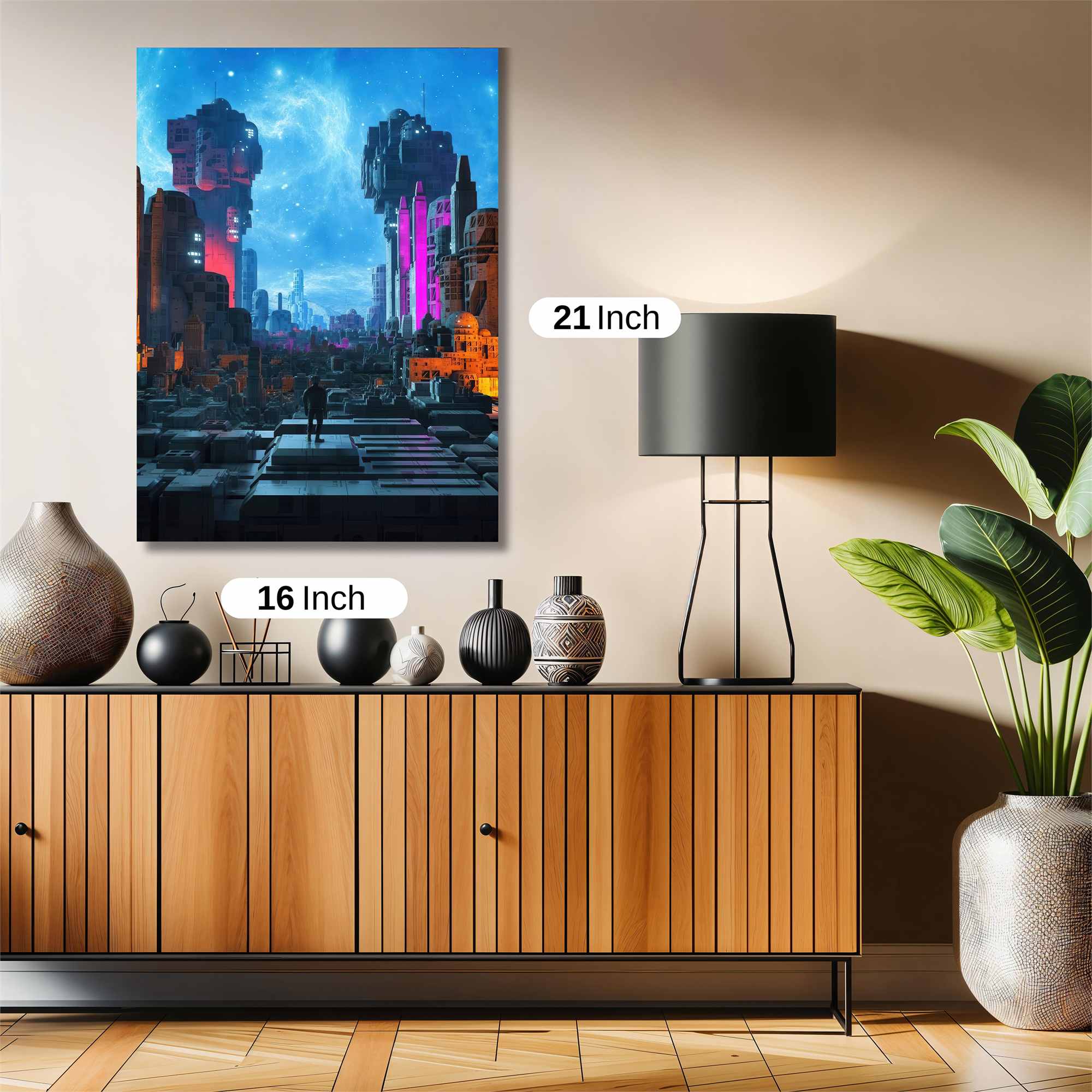 Cyberpunk Solitude Safe Wall Magnetic / M