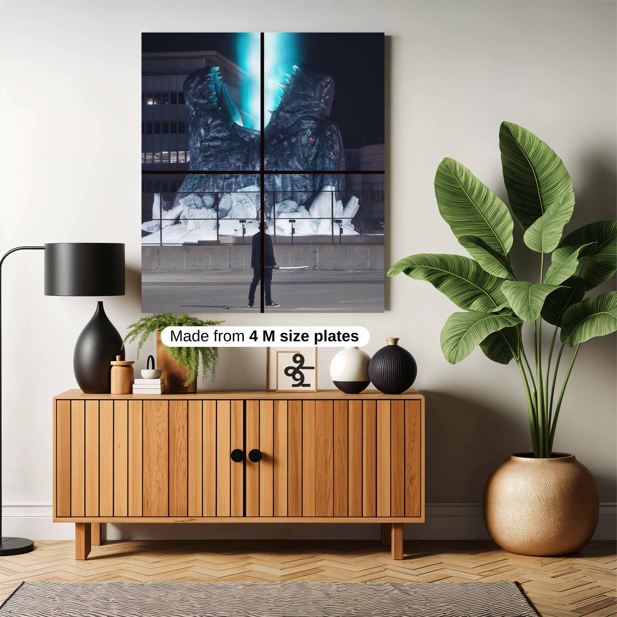 Godzilla Radiant Safe Wall Magnetic / M