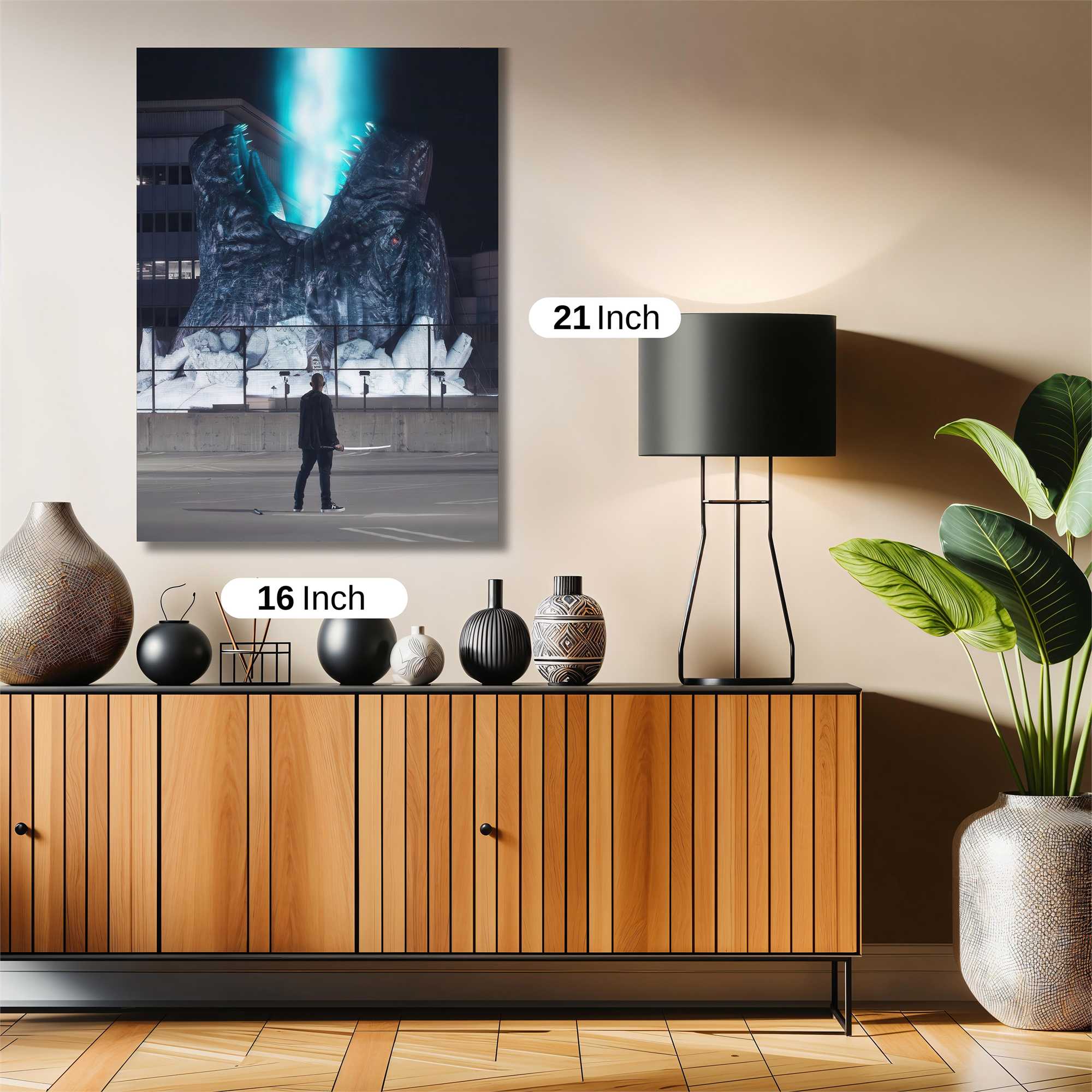 Godzilla Radiant Safe Wall Magnetic / M