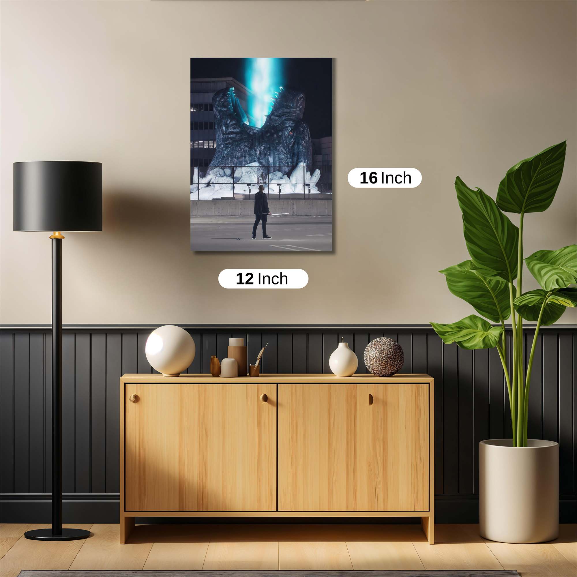 Godzilla Radiant Safe Wall Magnetic / M