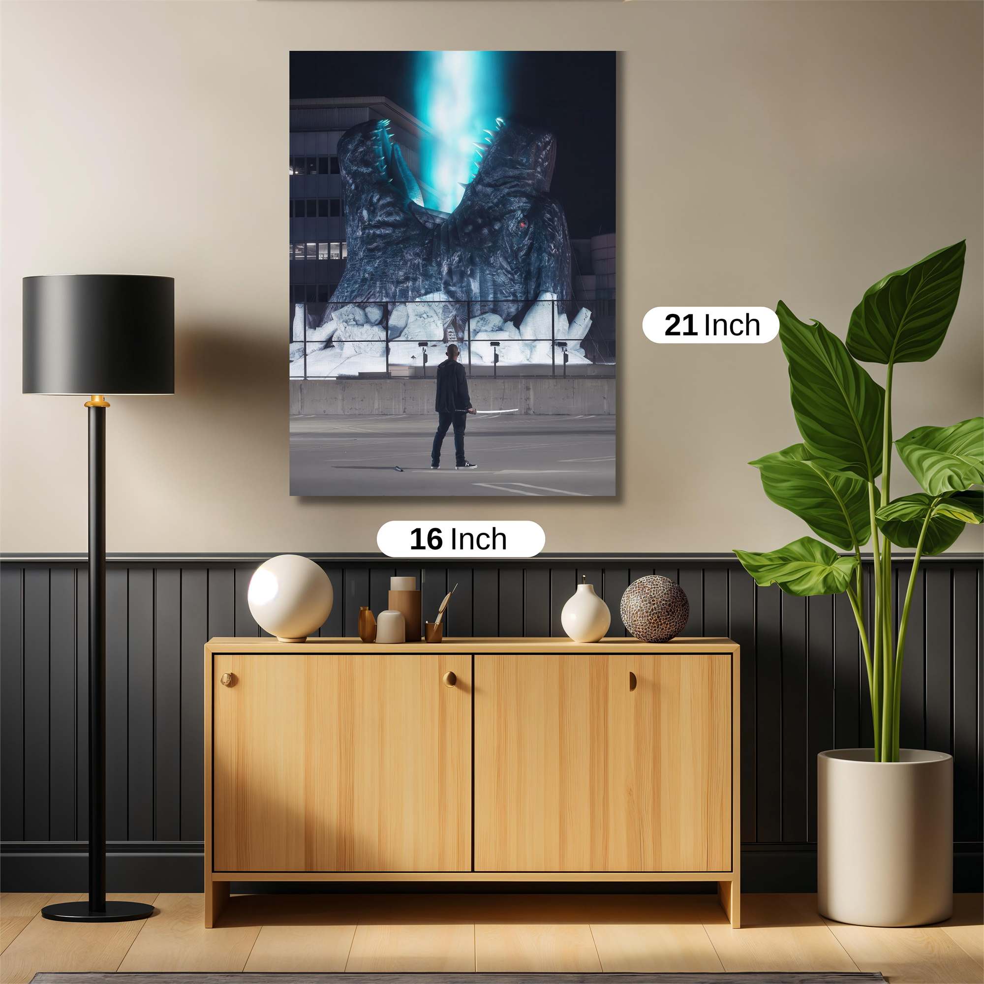 Godzilla Radiant Safe Wall Magnetic / M