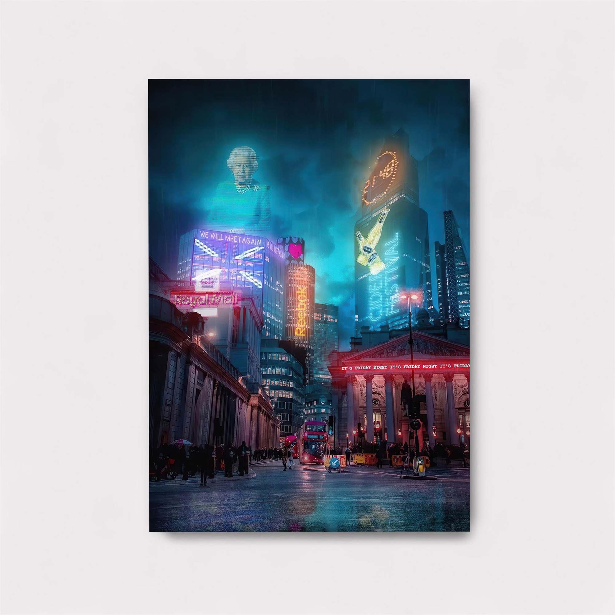 Queen's Glow Safe Wall Magnetic / M