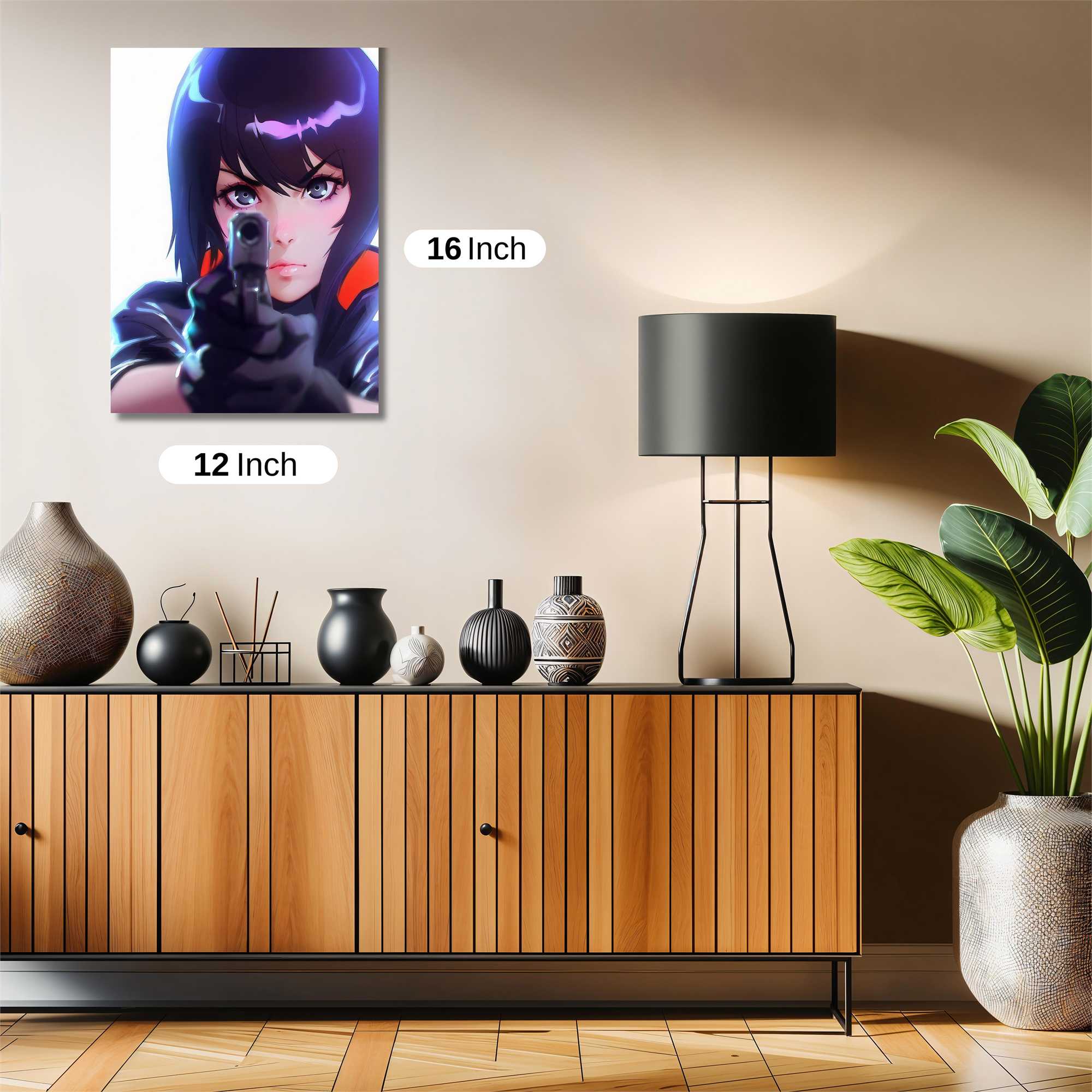 Motoko Menace Safe Wall Magnetic / M