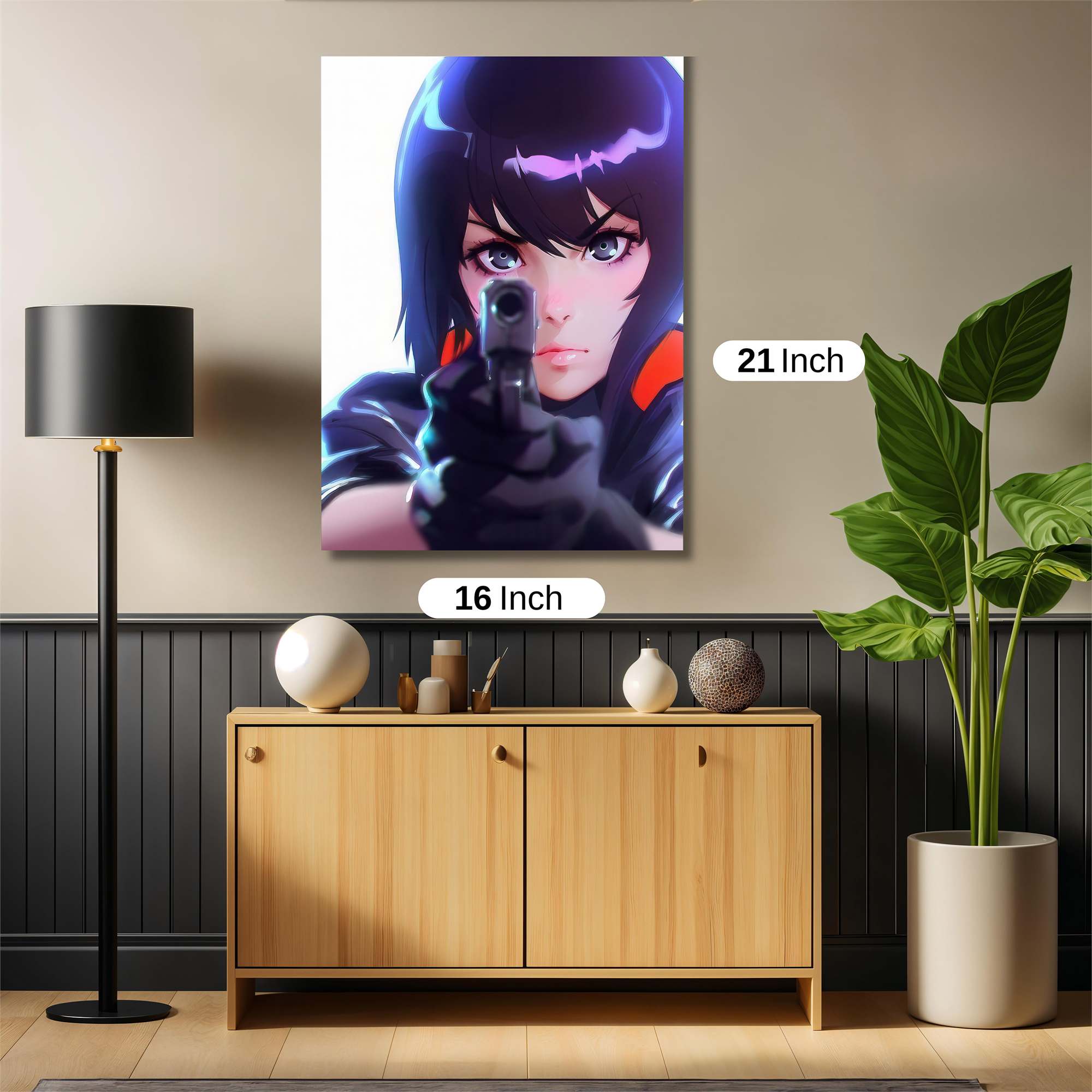 Motoko Menace Safe Wall Magnetic / M