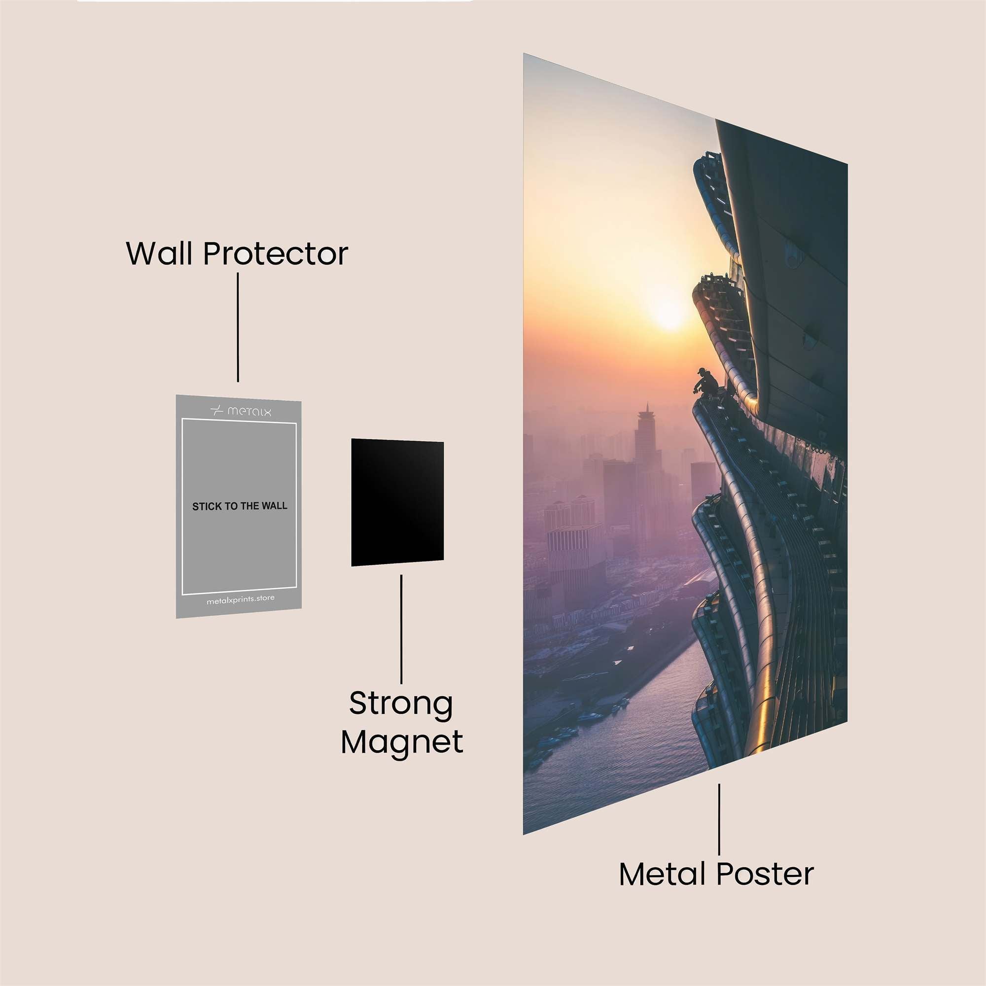 Marina Twilight Safe Wall Magnetic / M