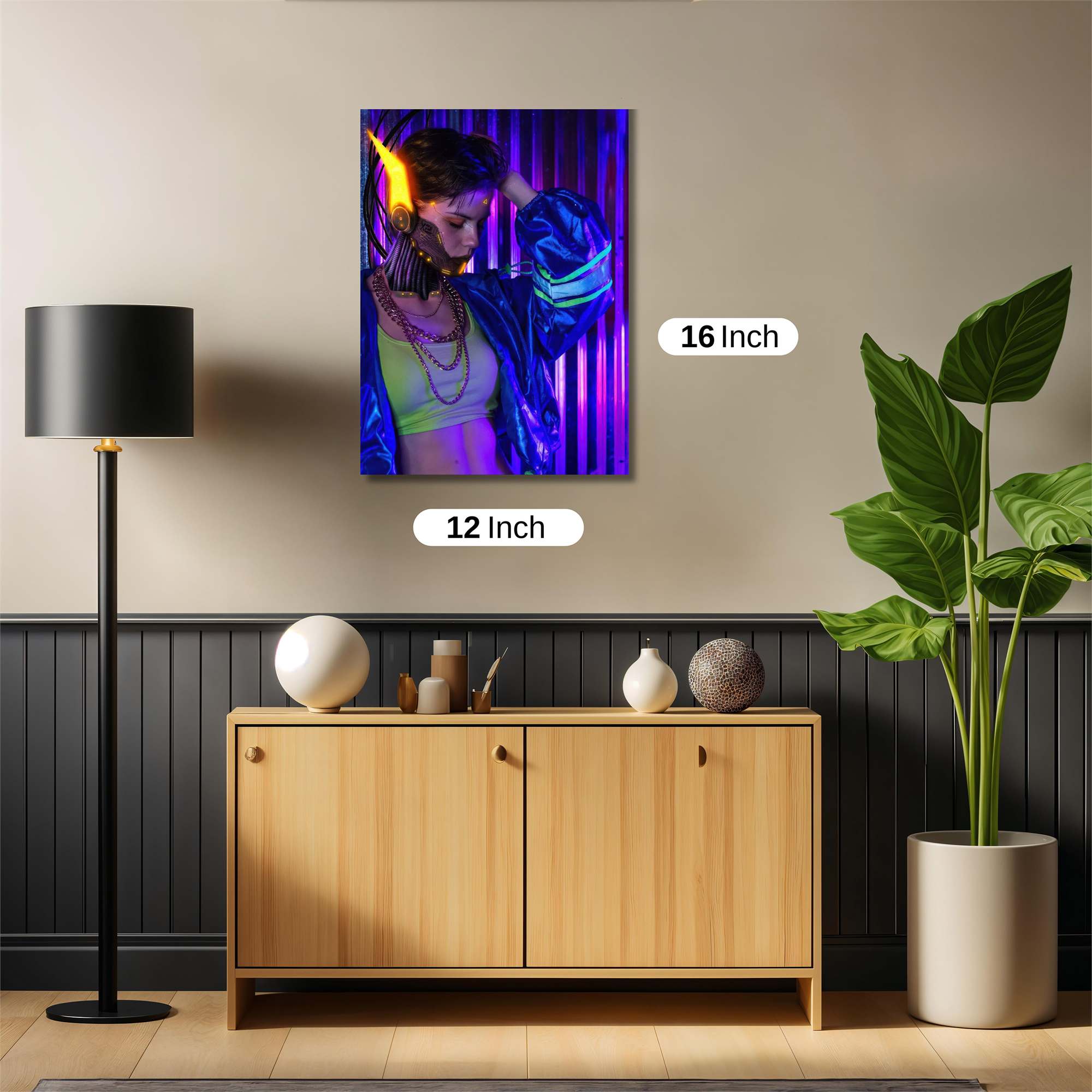 Cyber Glow Safe Wall Magnetic / M