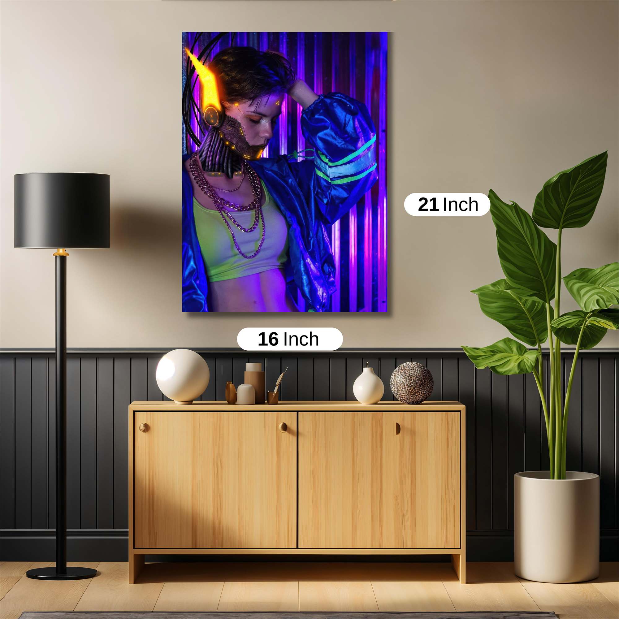 Cyber Glow Safe Wall Magnetic / M