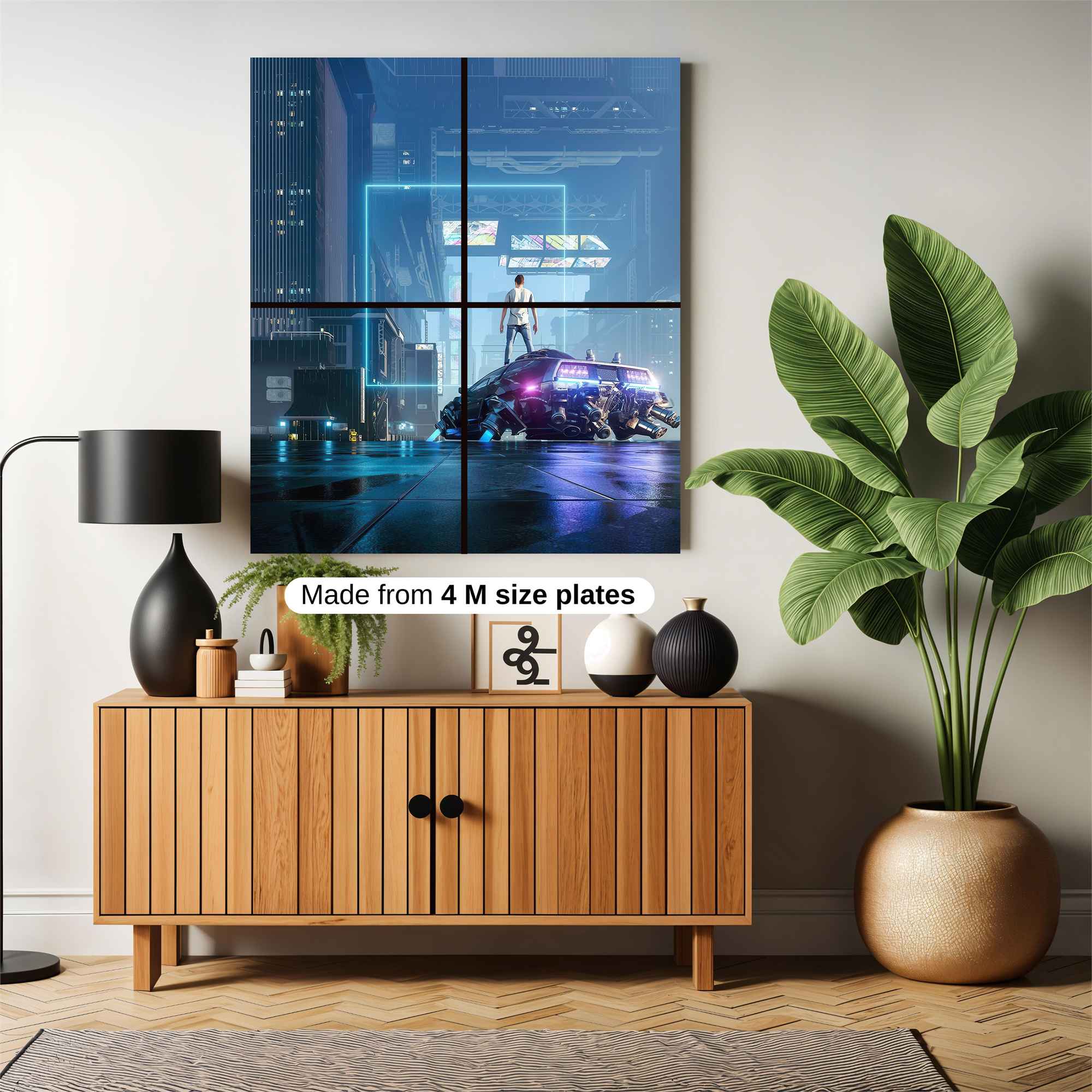 Cyberpunk Solitude Safe Wall Magnetic / M