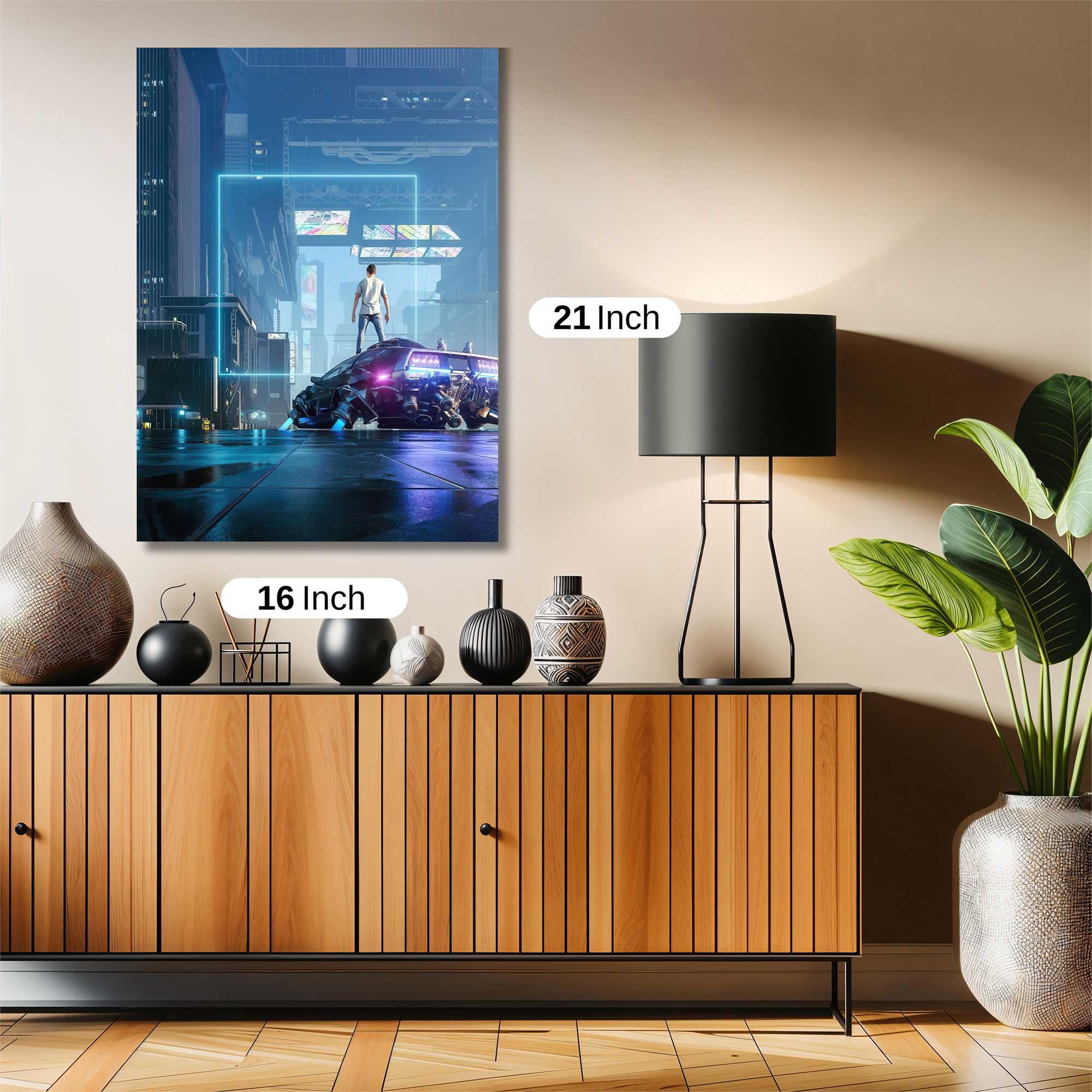 Cyberpunk Solitude Safe Wall Magnetic / M