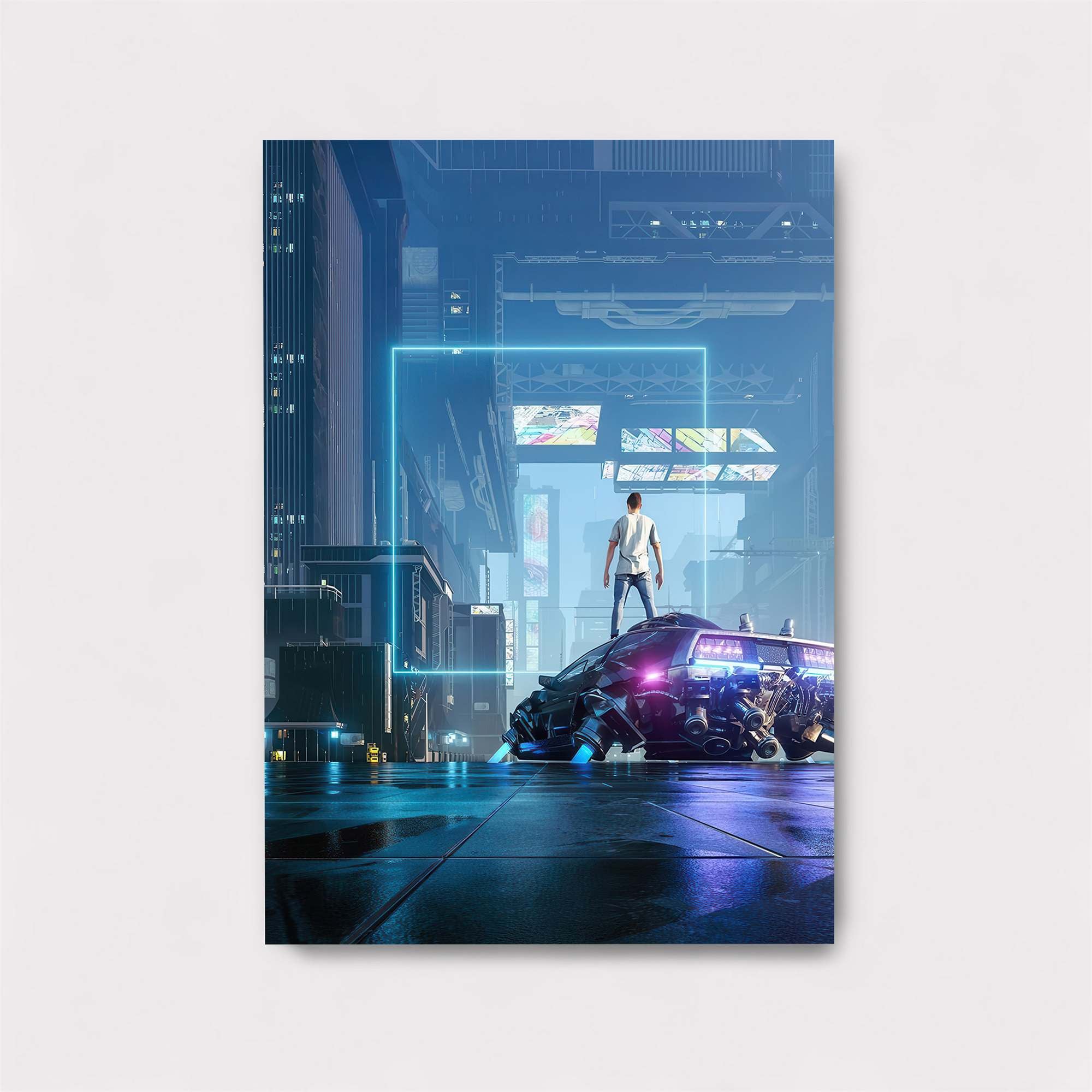 Cyberpunk Solitude Safe Wall Magnetic / M