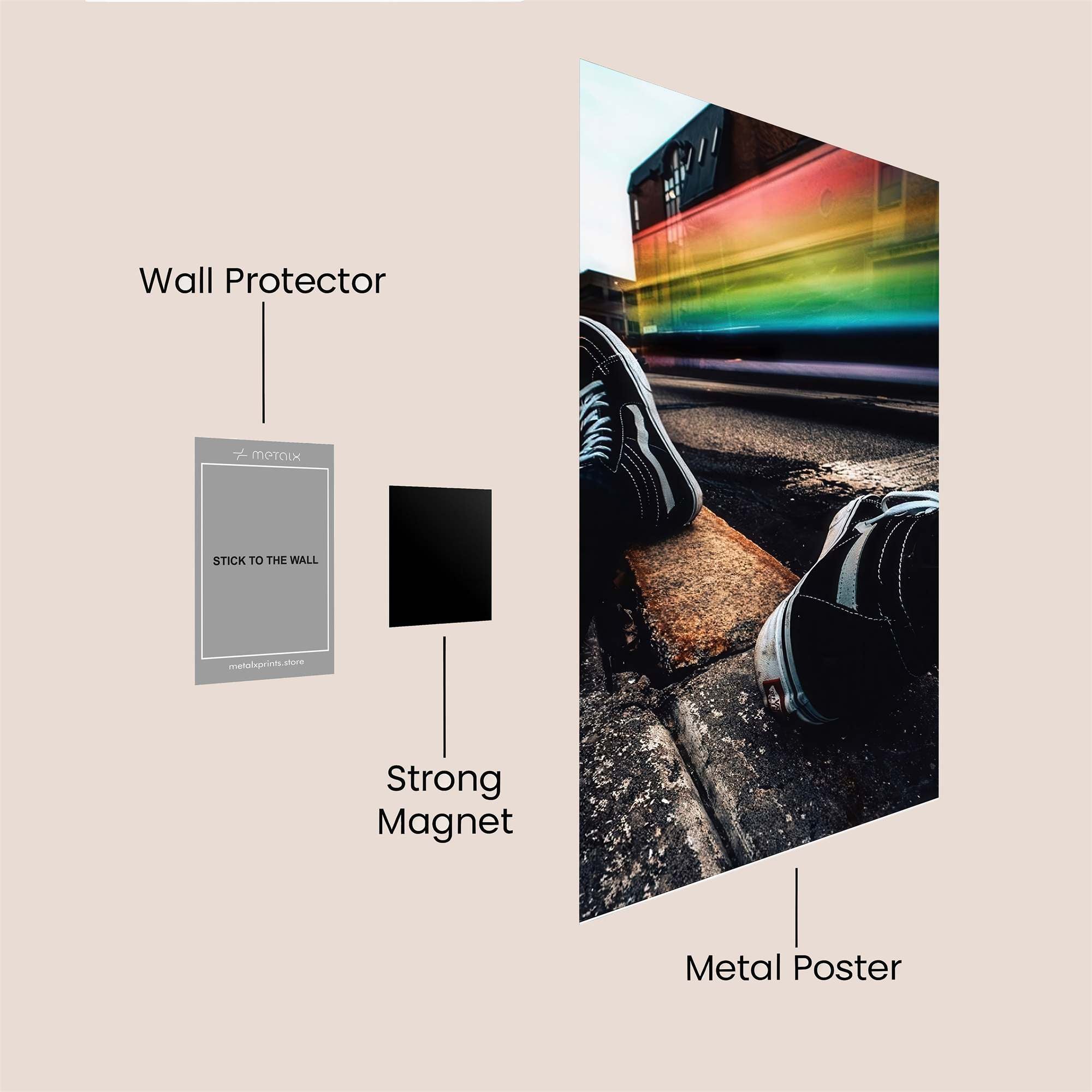 Train Whirl Safe Wall Magnetic / M