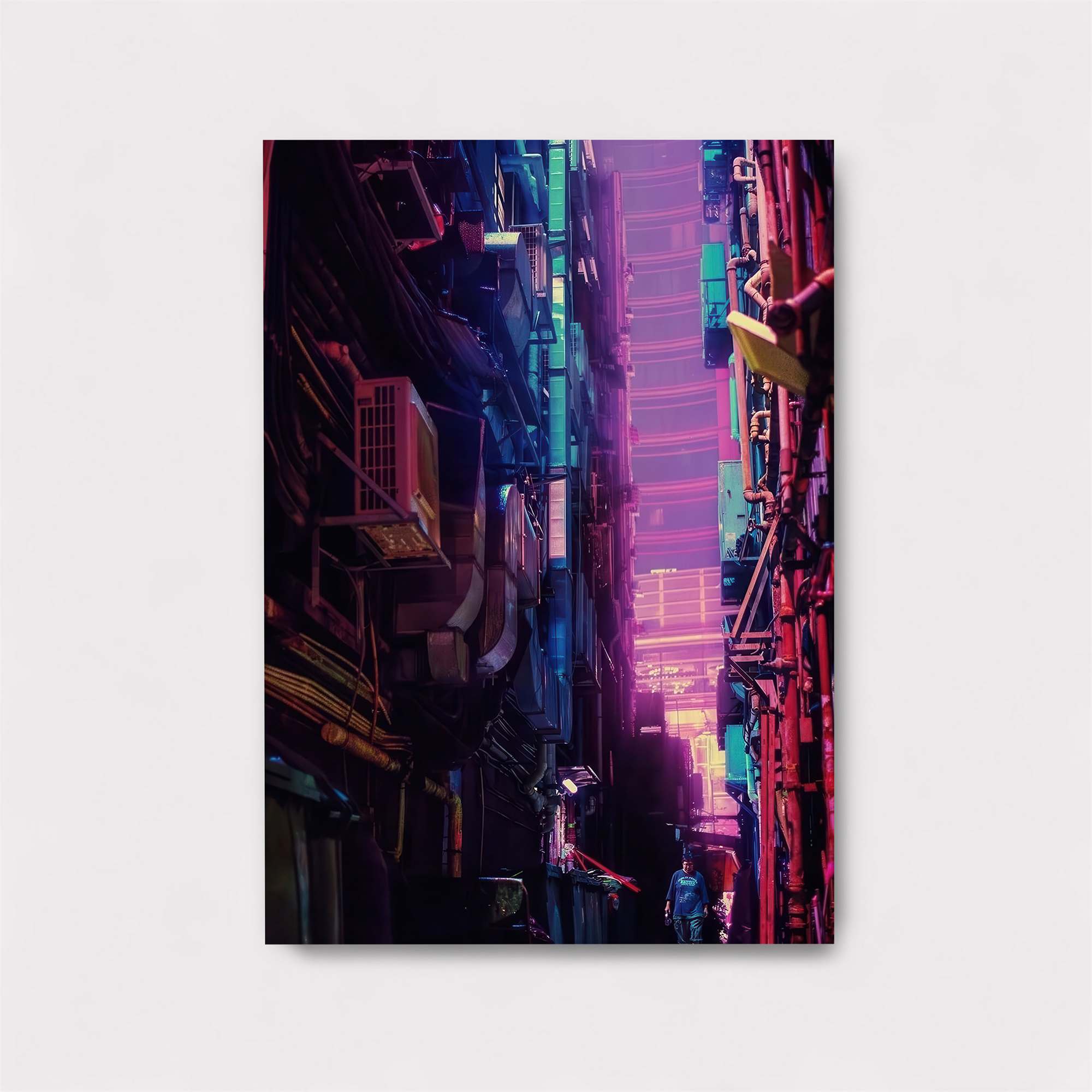 Cyberpunk Alley Safe Wall Magnetic / M