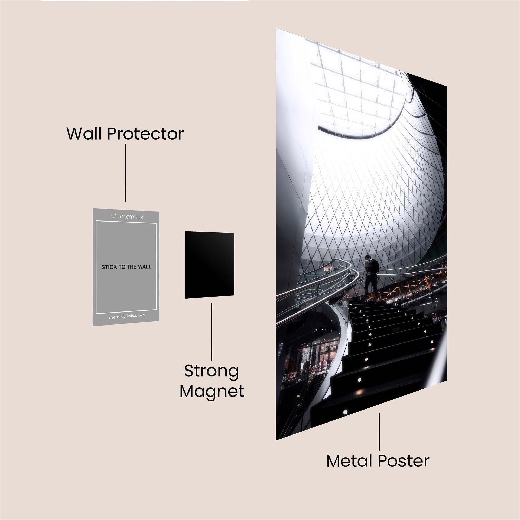 Ascent Serene Safe Wall Magnetic / M