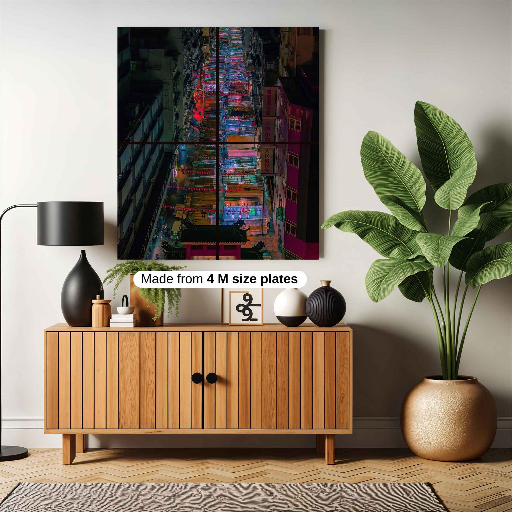 Neon Dreamscape Safe Wall Magnetic / M